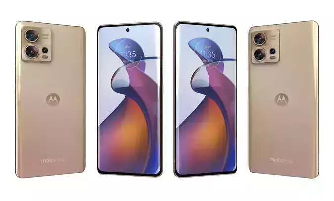 Motorola Edge 30 Fusion Gold High Poly