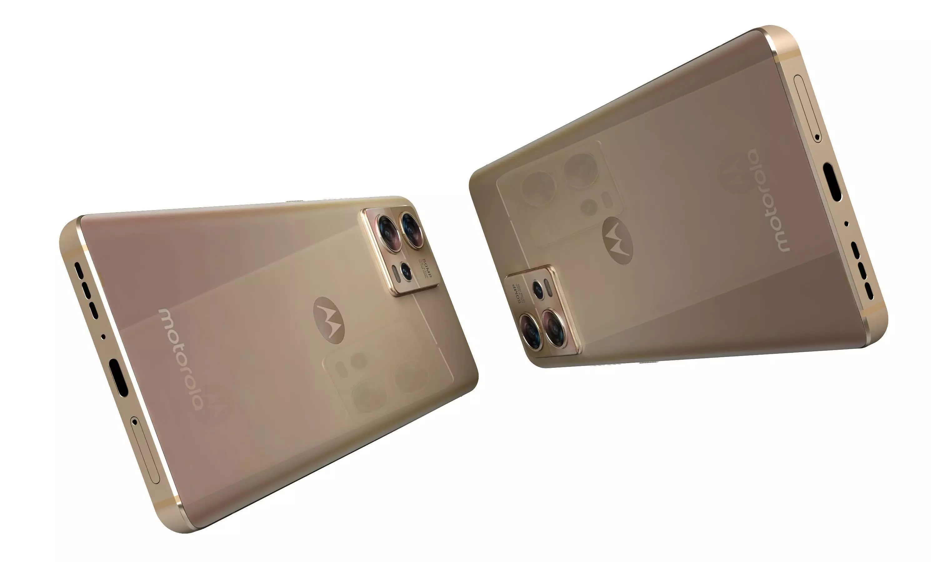 Motorola Edge 30 Fusion Gold High Poly 3D model_4