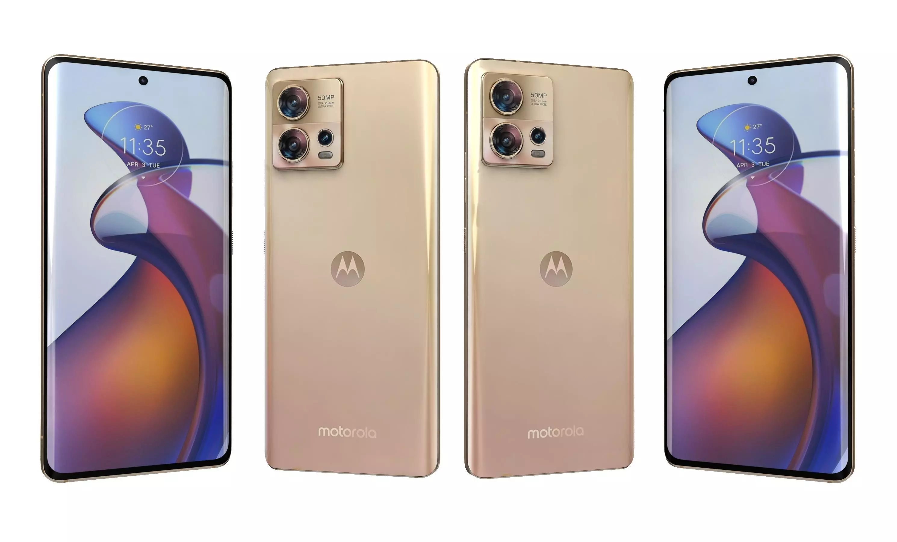 Motorola Edge 30 Fusion Gold High Poly 3D model_21