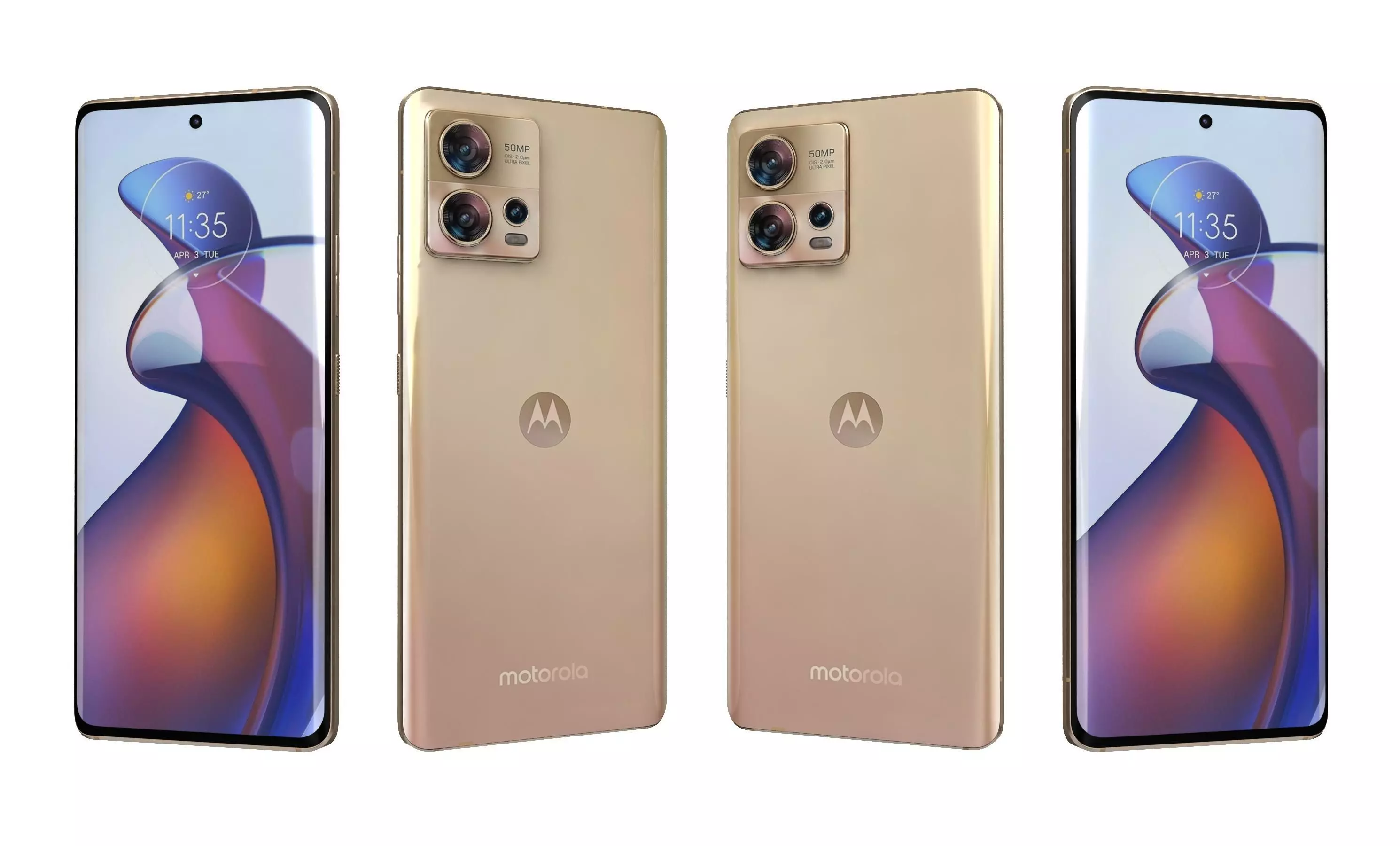 Motorola Edge 30 Fusion Gold High Poly 3D model_25