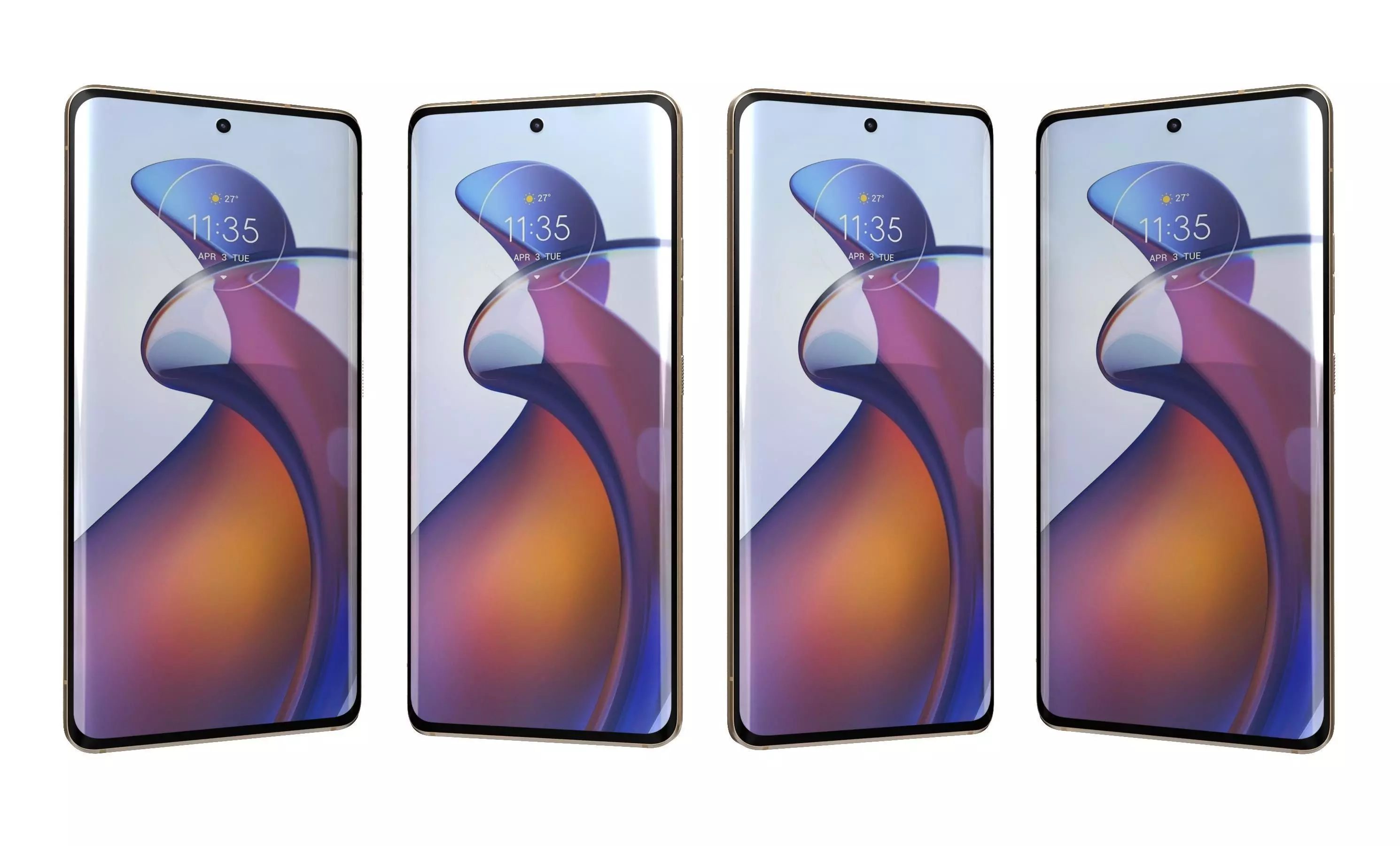 Motorola Edge 30 Fusion Gold High Poly 3D model_10