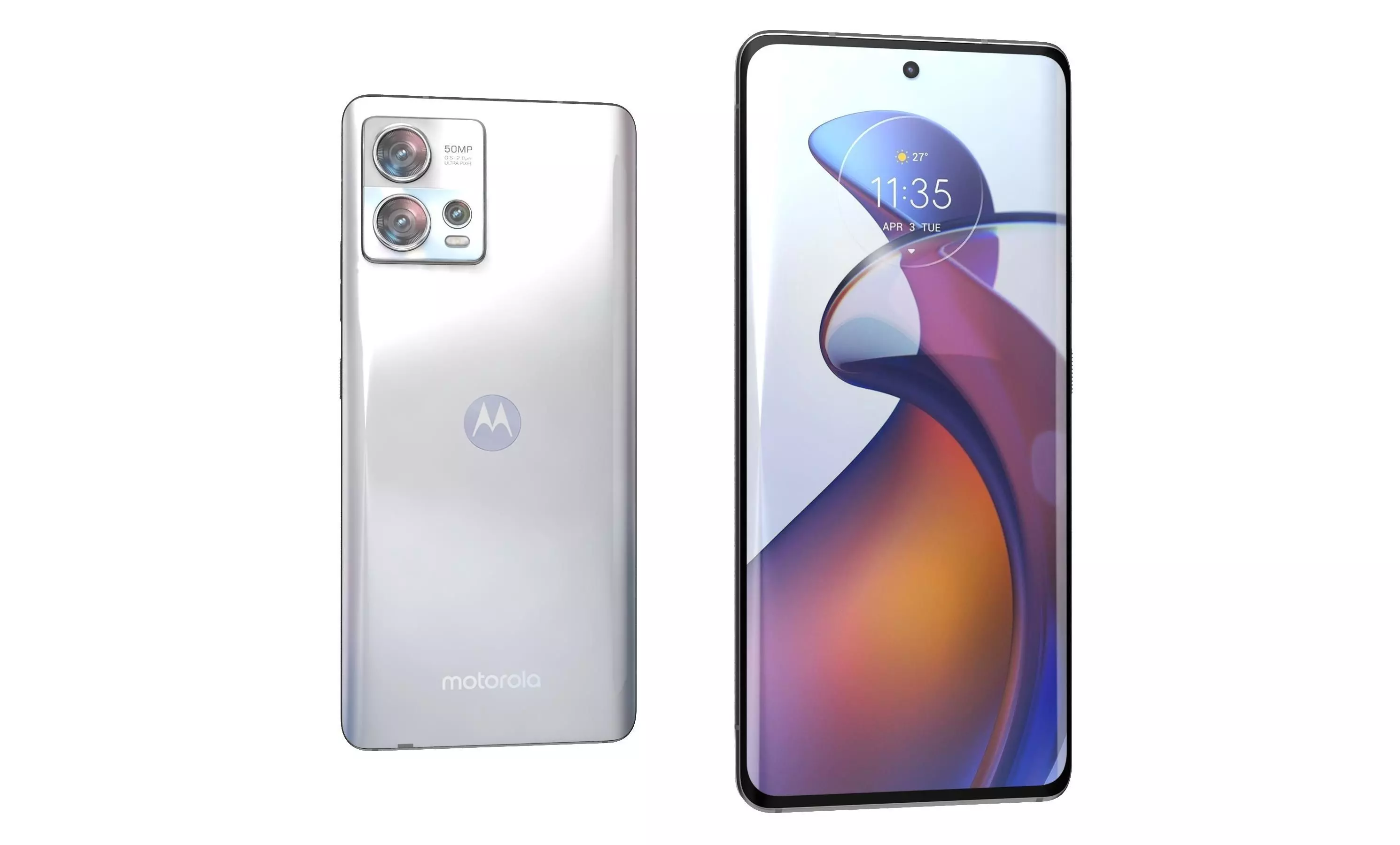 Motorola Edge 30 Fusion White High Poly 3D model_29