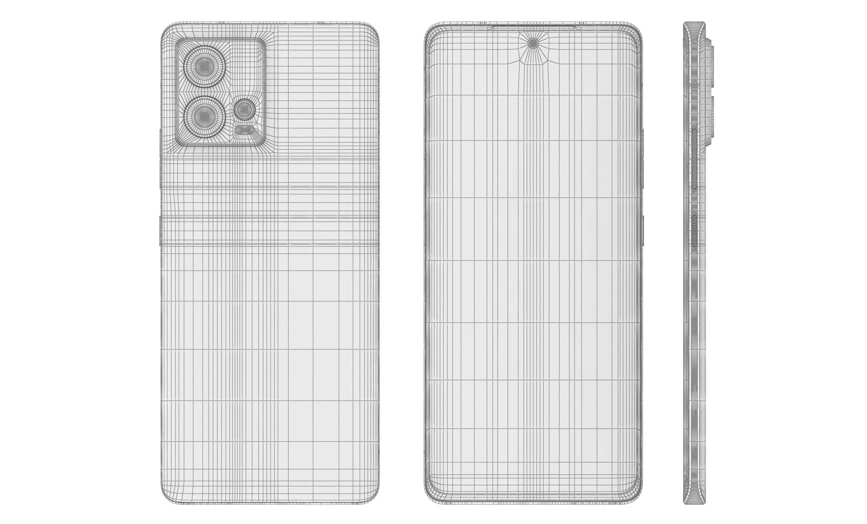 Motorola Edge 30 Fusion White High Poly 3D model_11