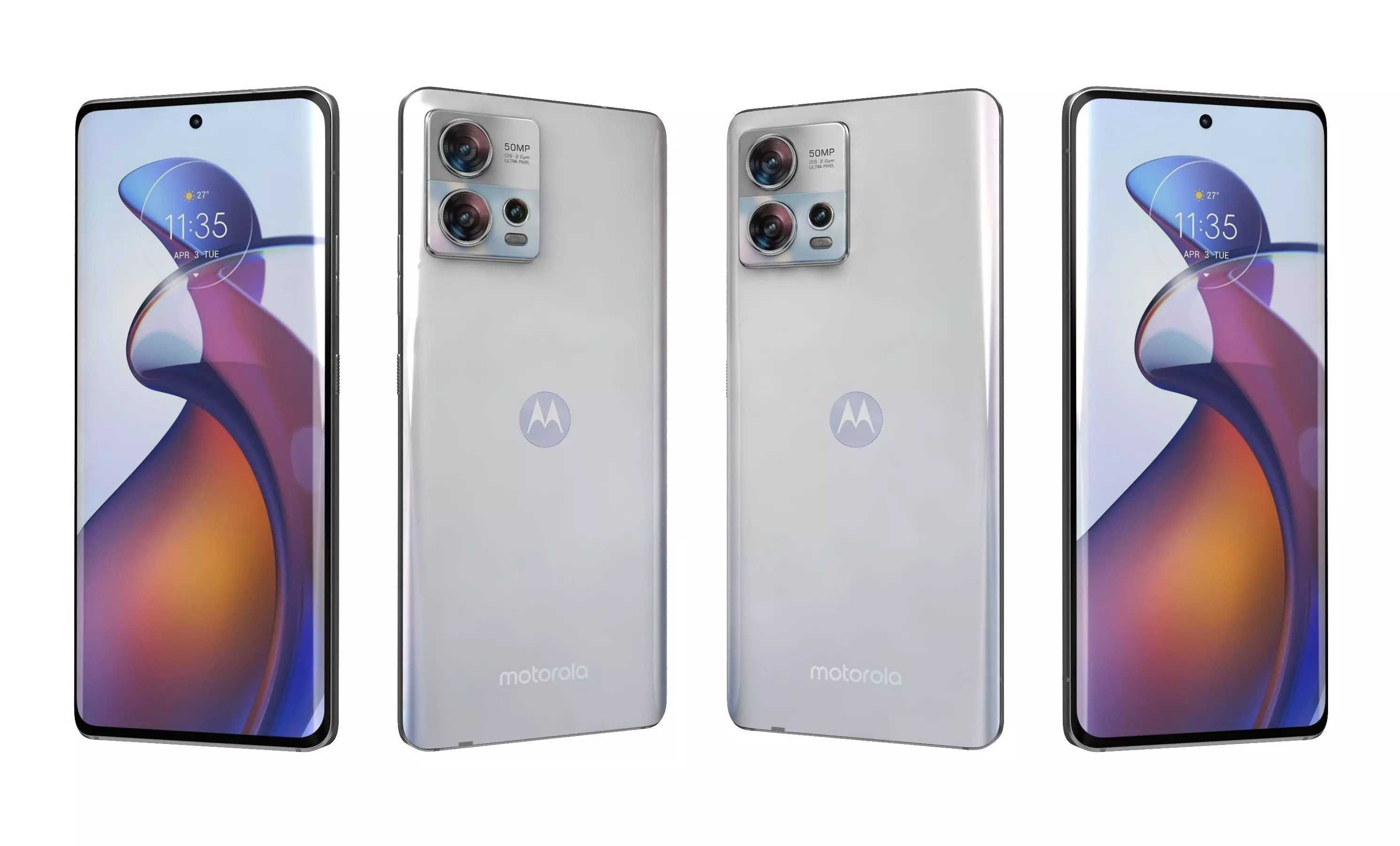 Motorola Edge 30 Fusion White High Poly 3D model_25