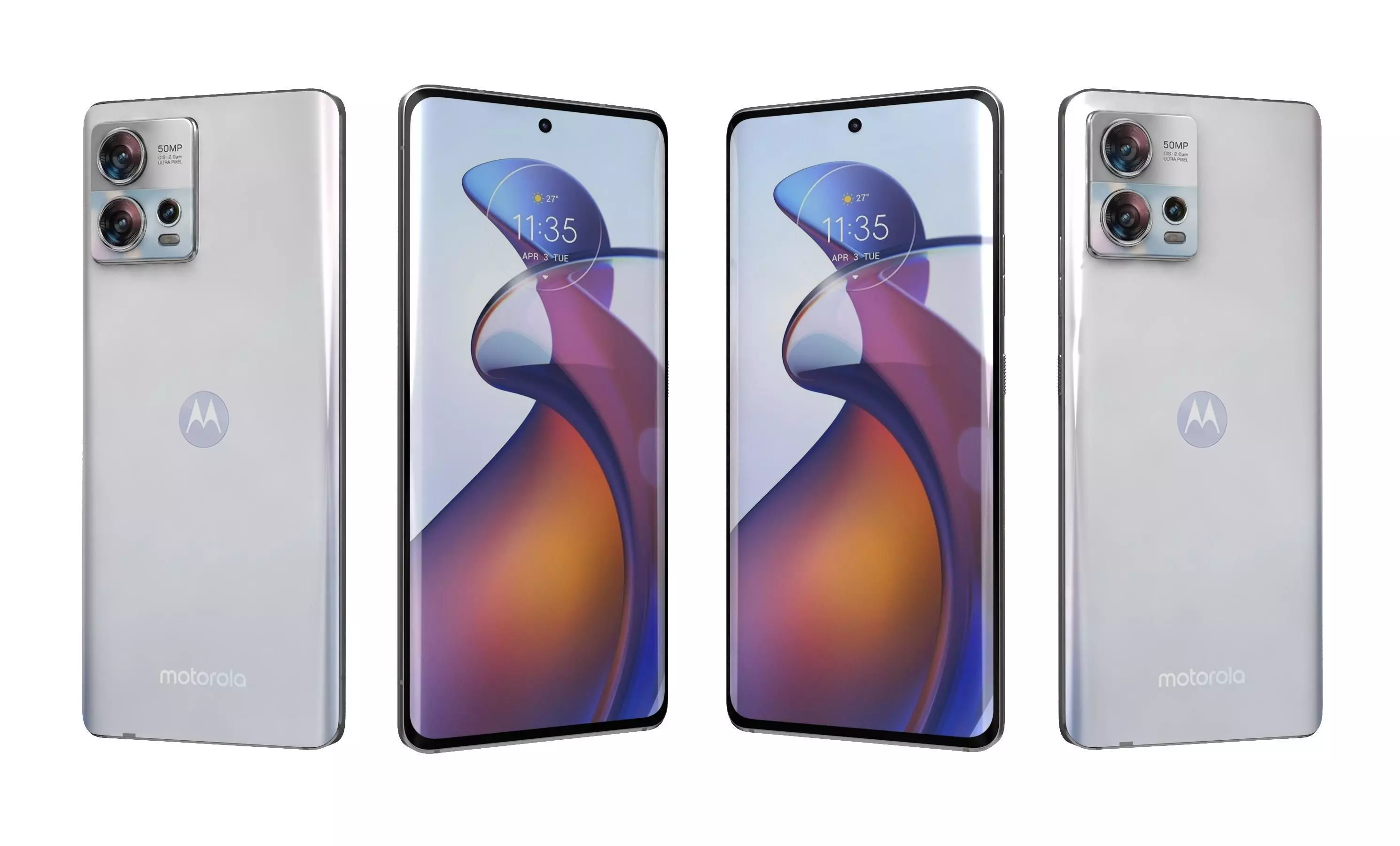 Motorola Edge 30 Fusion White High Poly 3D model_27