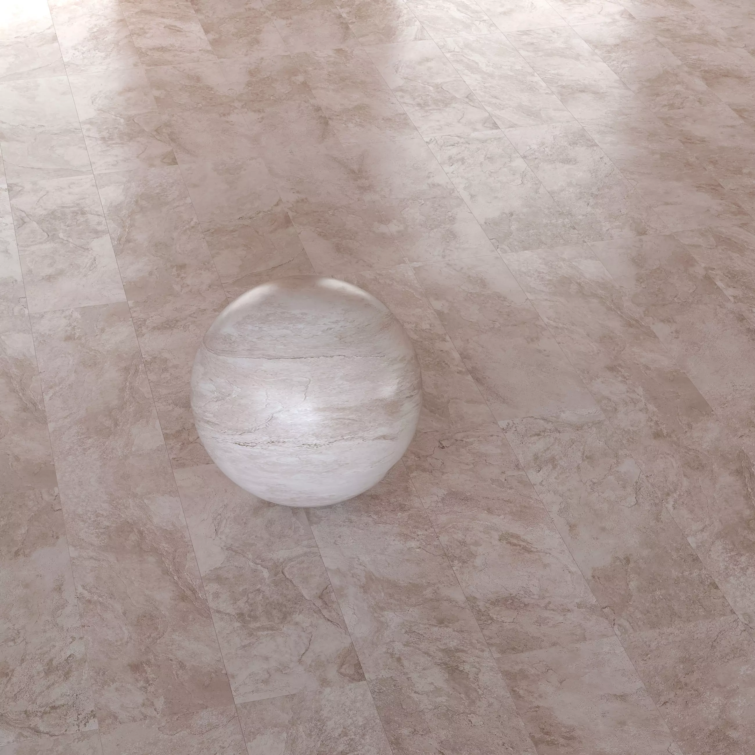 Porcelanosa Image Cream Stone-Effect Tiles -Set of 3 Texture_2