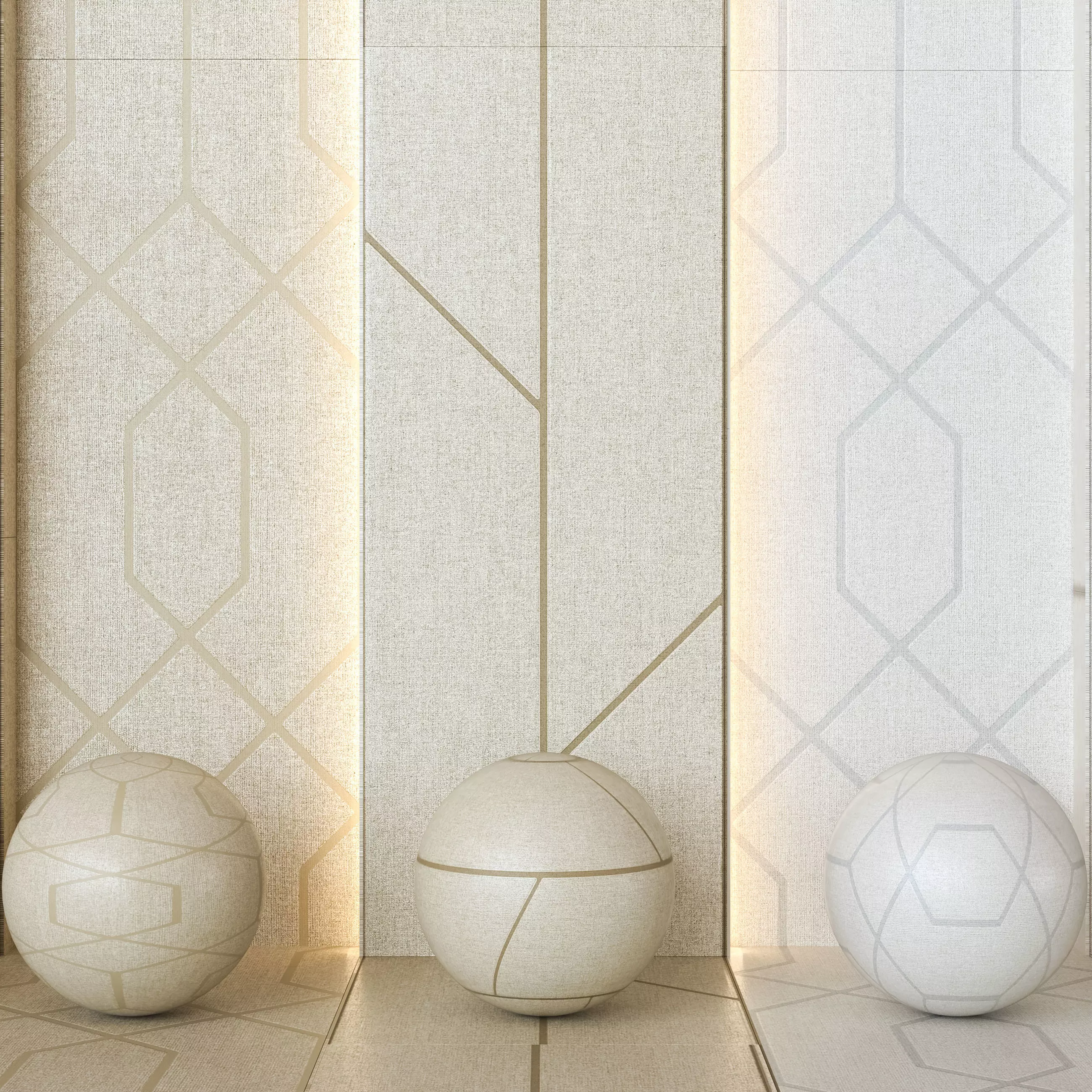 Porcelanosa Tailor Fabric-Effect Ceramic Wall Tiles -Set of 6 Texture_1