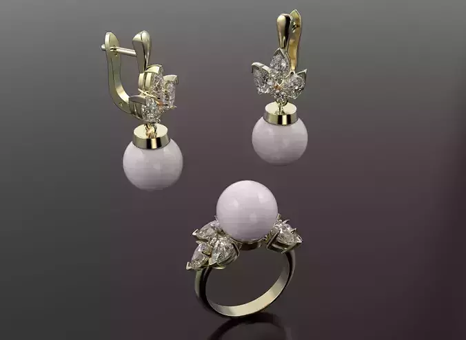 Pearls set for women 