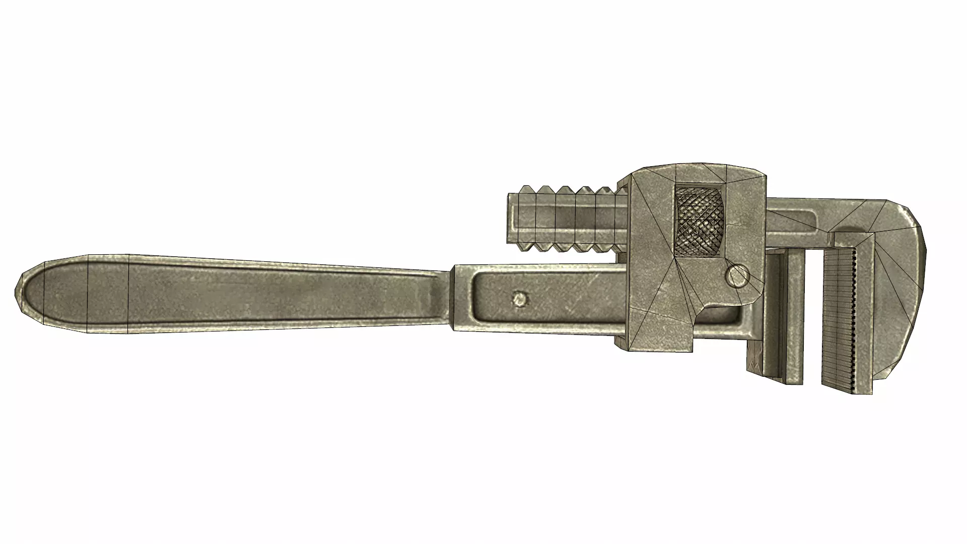 Wrench Low Poly Low-poly 3D model_24