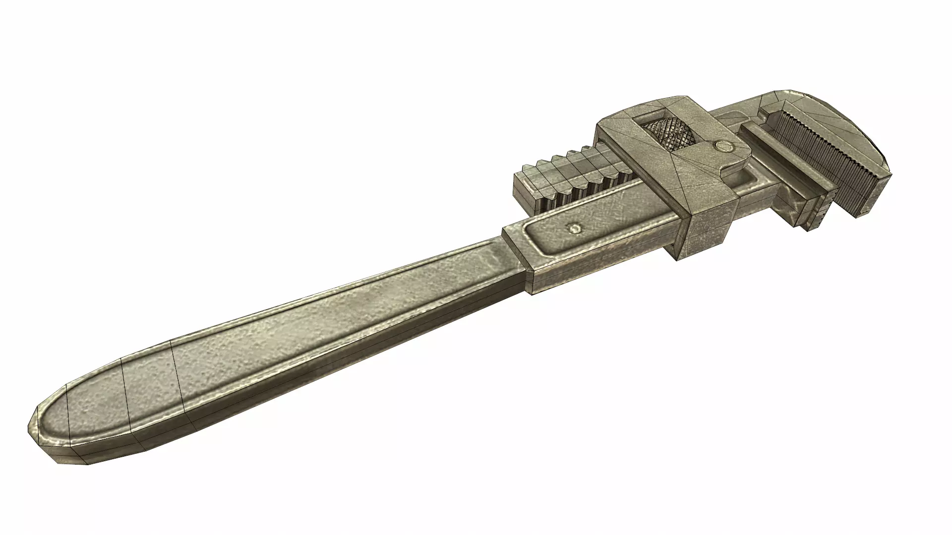 Wrench Low Poly Low-poly 3D model_26
