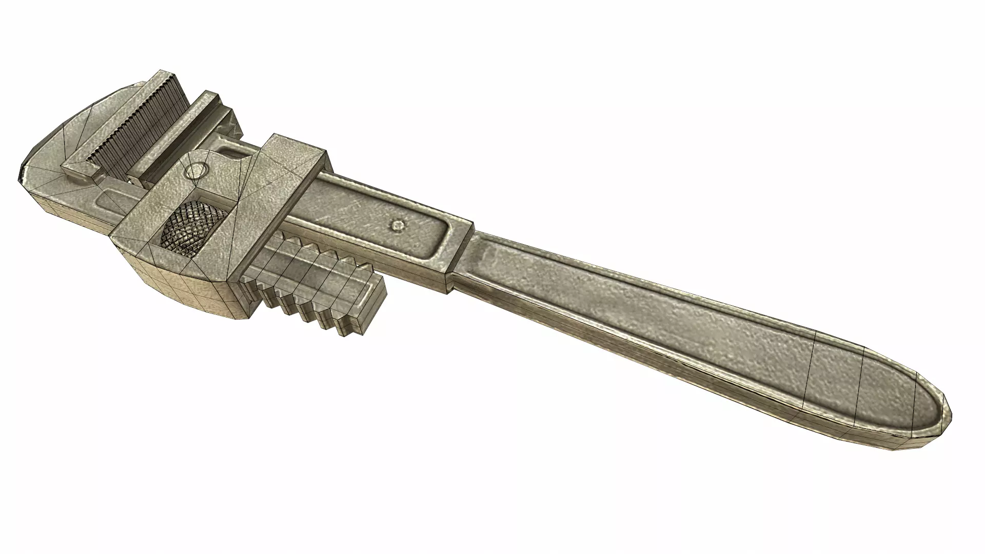 Wrench Low Poly Low-poly 3D model_27