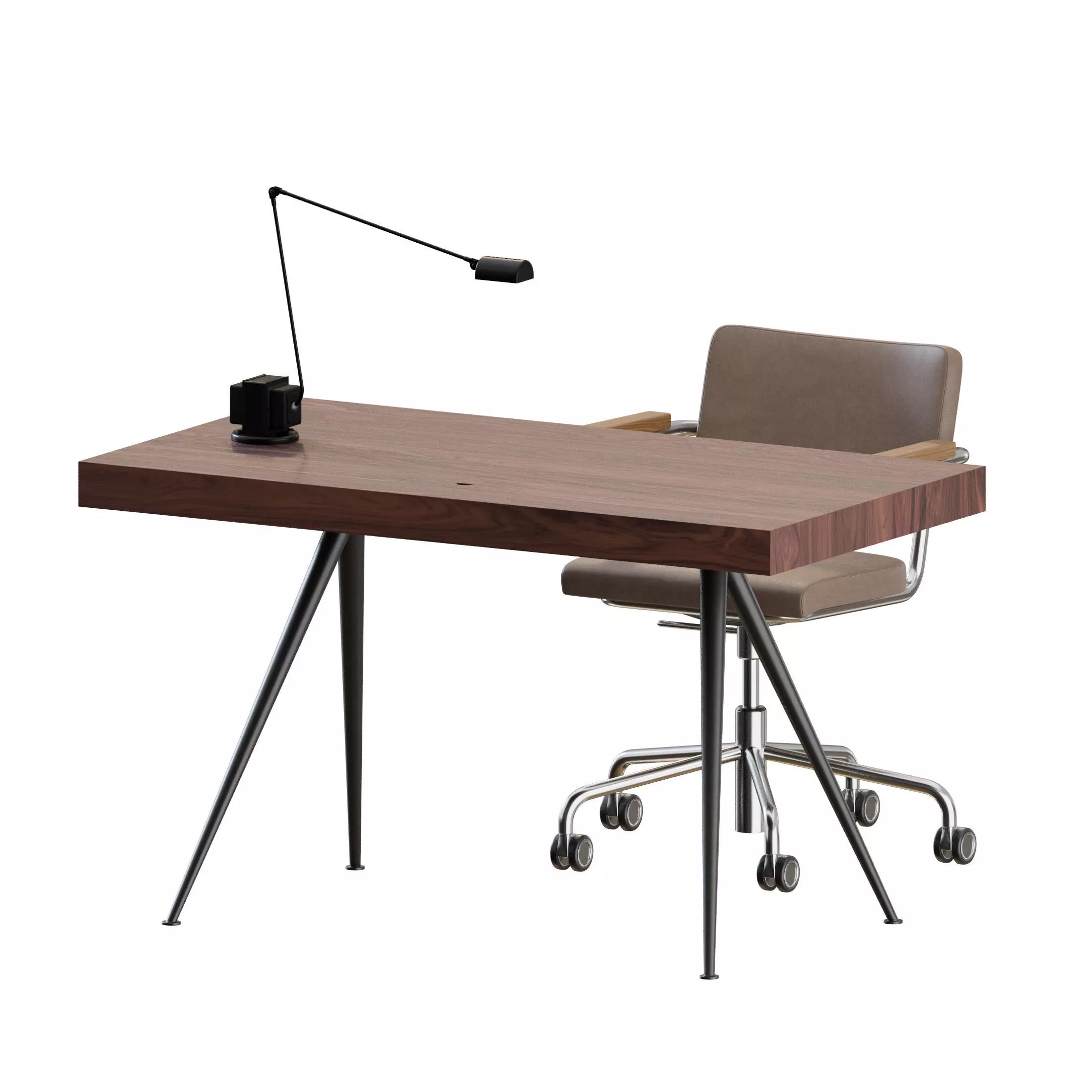 Office Set by Thonet and Norr11 3D model_7