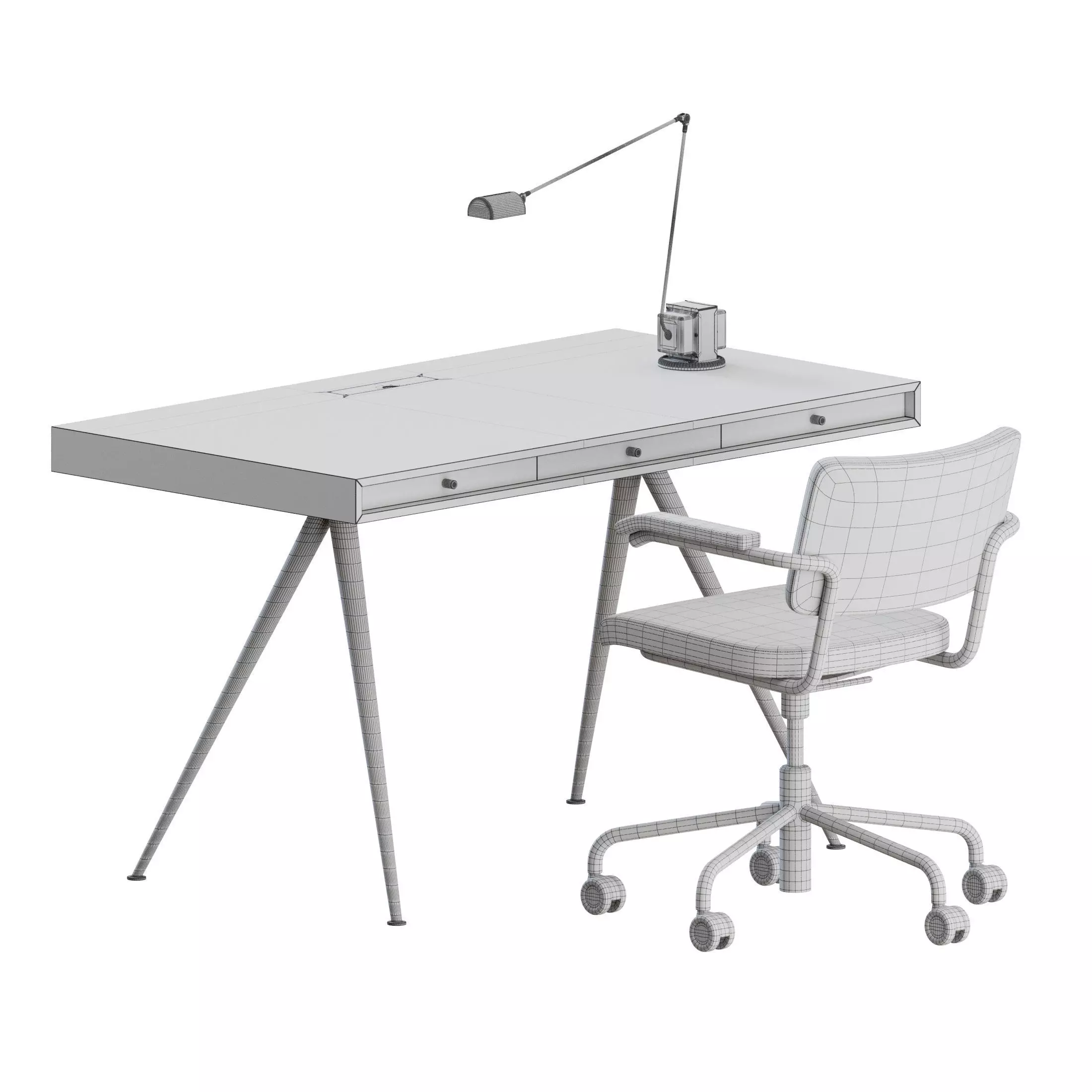 Office Set by Thonet and Norr11 3D model_2