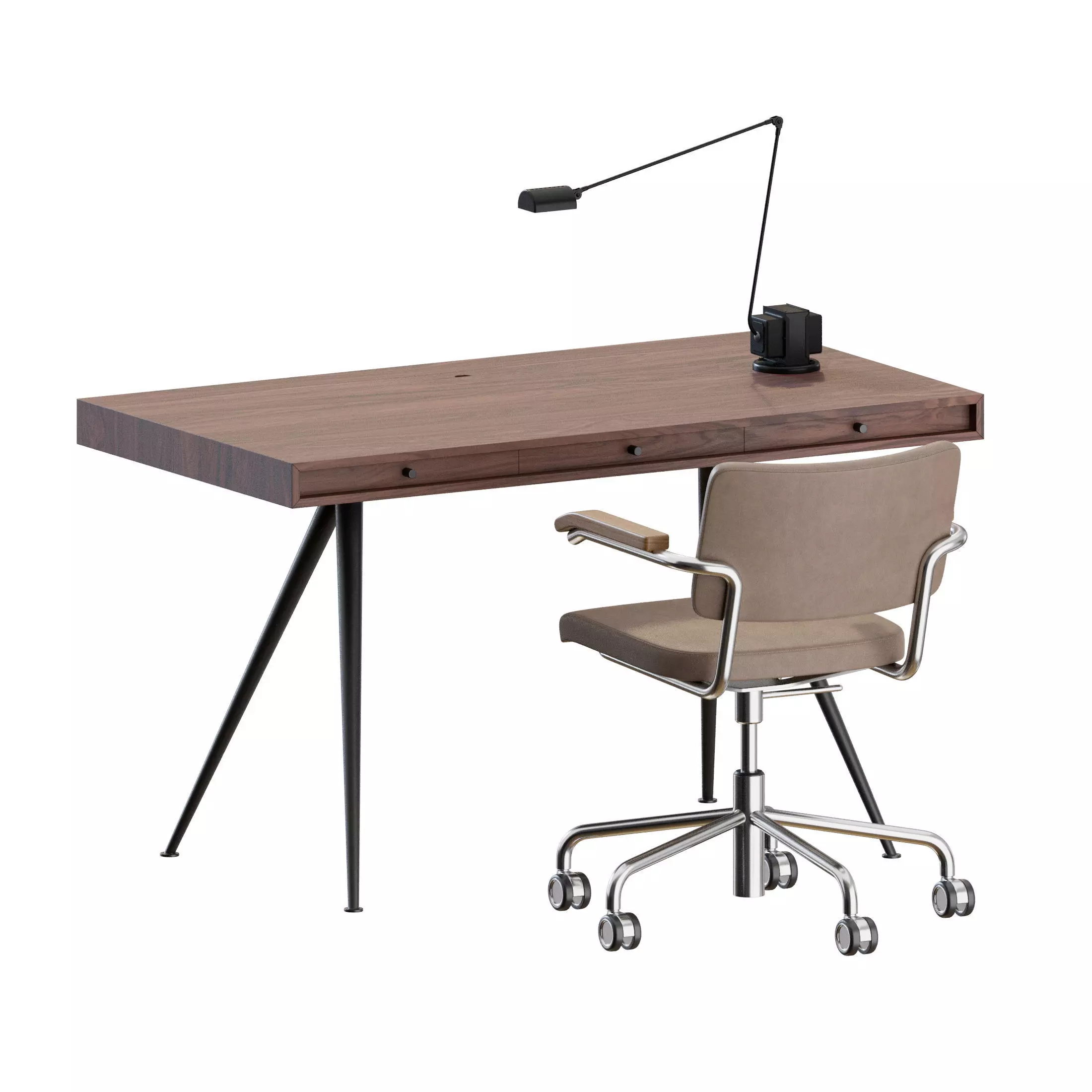 Office Set by Thonet and Norr11 3D model_4