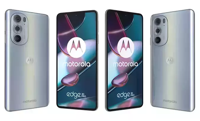 Motorola Edge 30 Pro Stardust White High Poly
