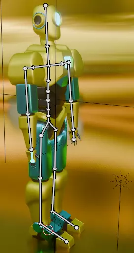 Sentinel-01 Modular SciFi Robot Rigged Textured Low-poly 3D model_14