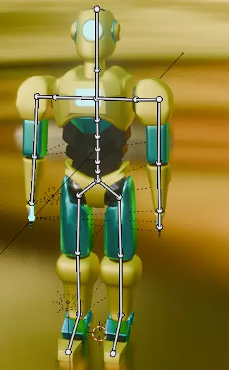 Sentinel-01 Modular SciFi Robot Rigged Textured Low-poly 3D model_13