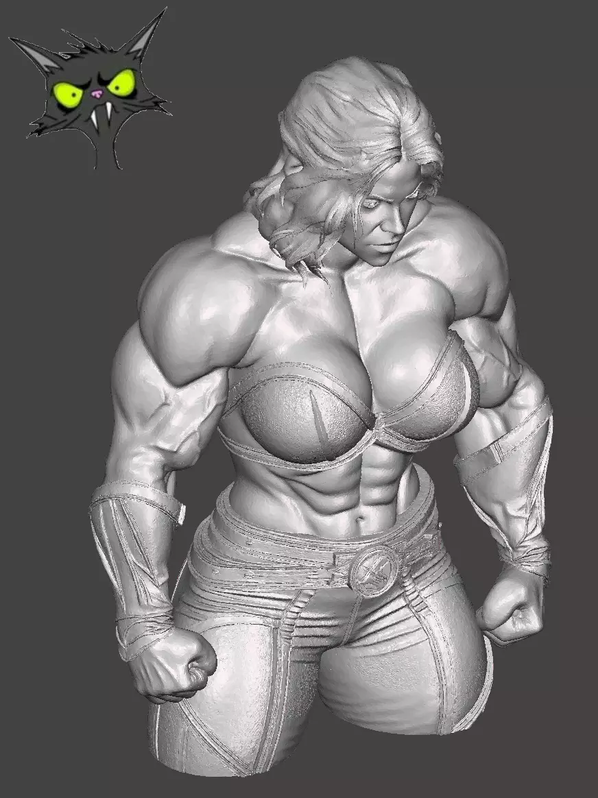 She-Hulk 3D print model_4