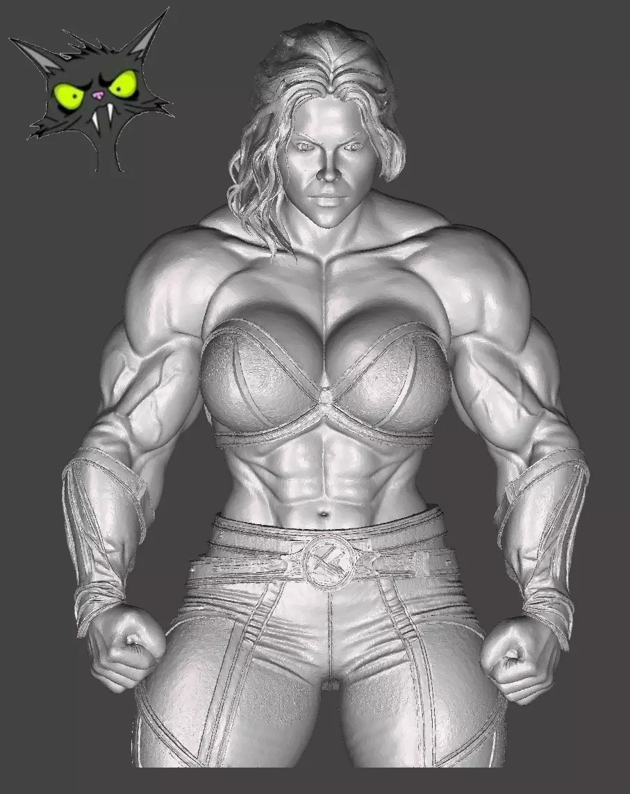 She-Hulk 3D print model_0