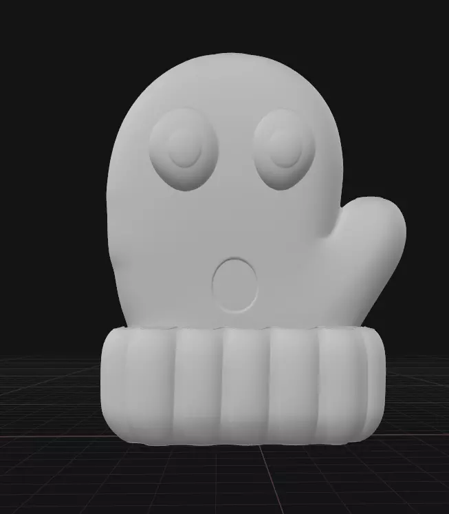 shocked face 3D print model_3