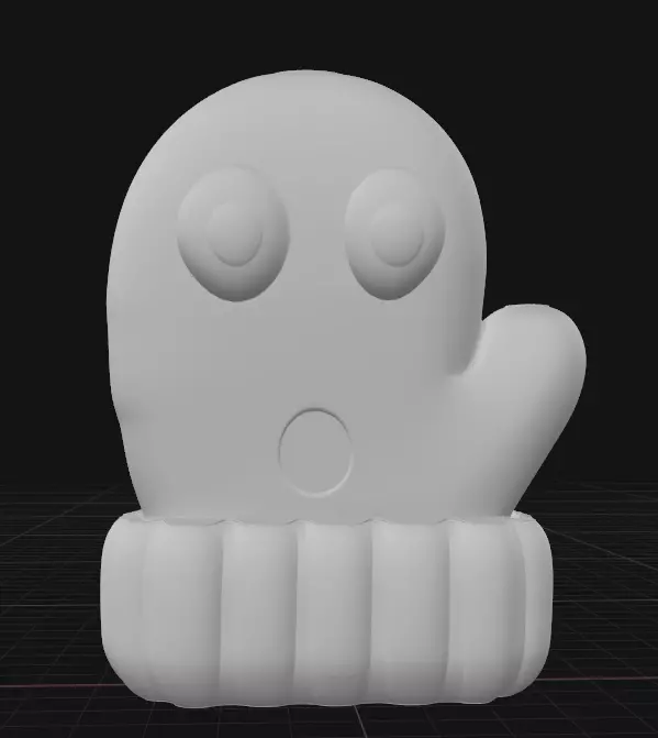 shocked face 3D print model_2