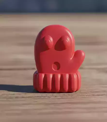shocked face 3D print model