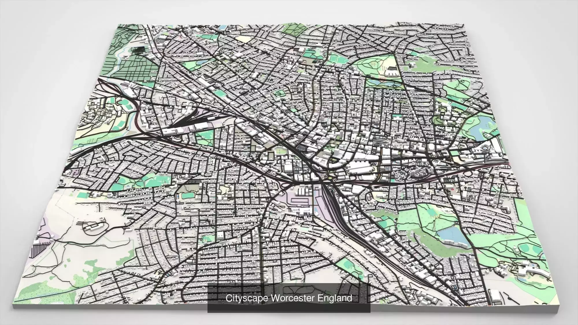 Five cityscapes of Europe 3D Model Collection_9