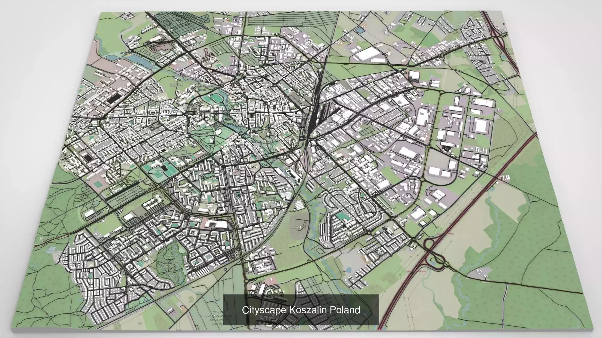 Five cityscapes of Europe 3D Model Collection_7