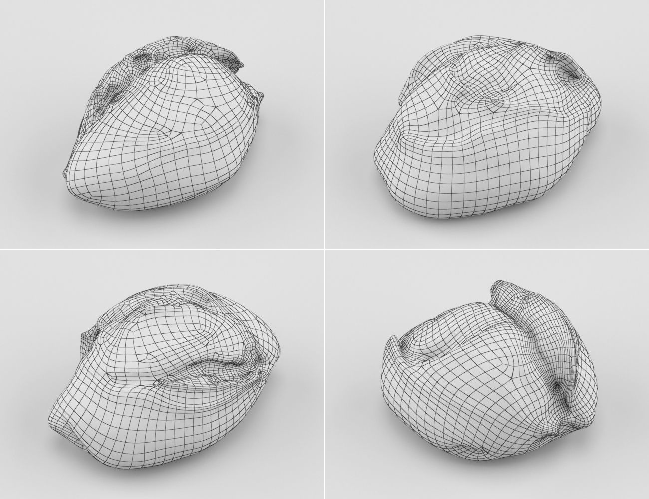 French Bread Rolls 3D model_4