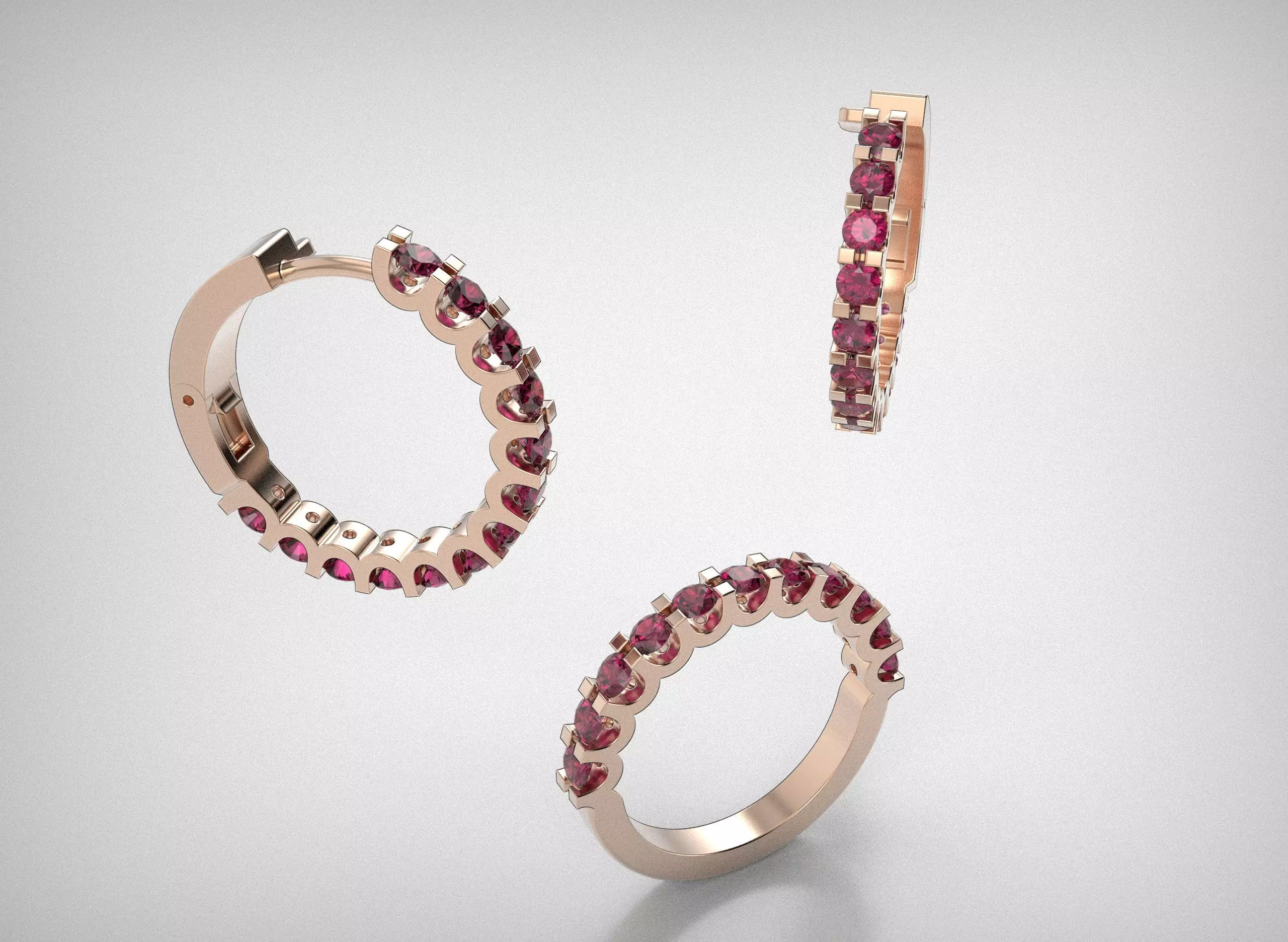 Stone caste set 3D print model_4