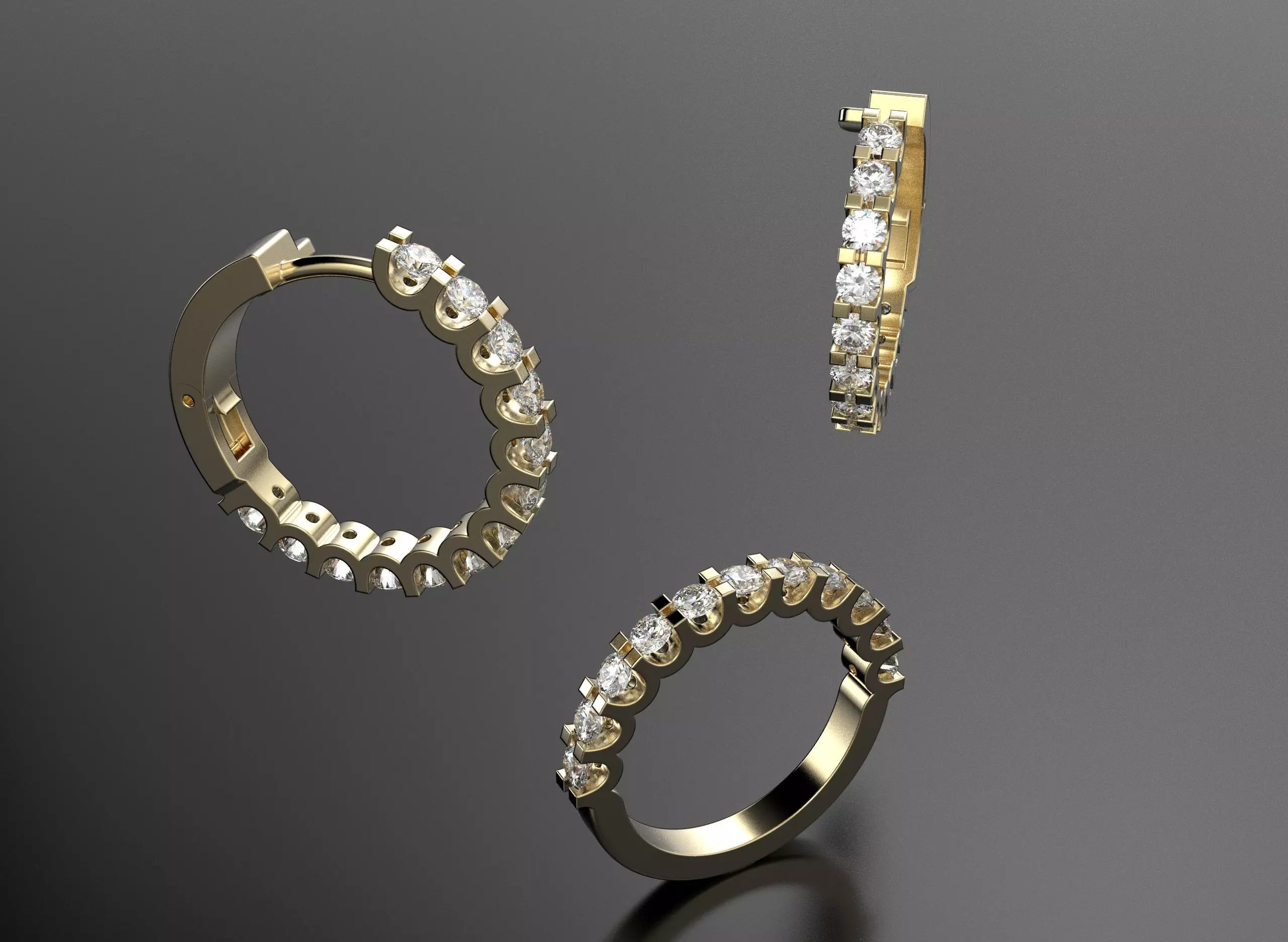 Stone caste set 3D print model_0