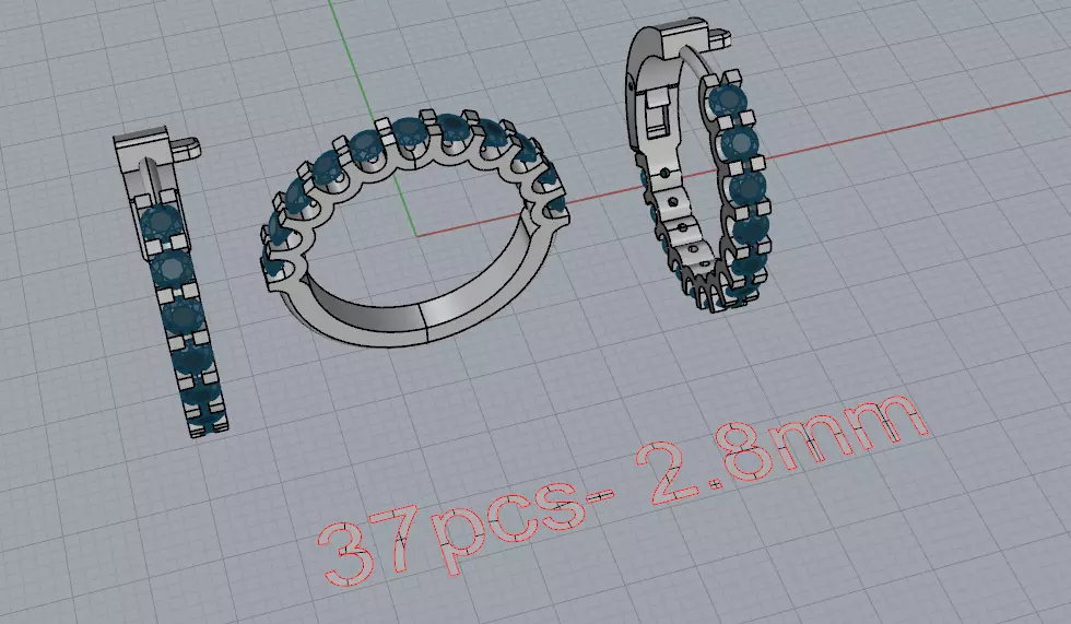 Stone caste set 3D print model_9