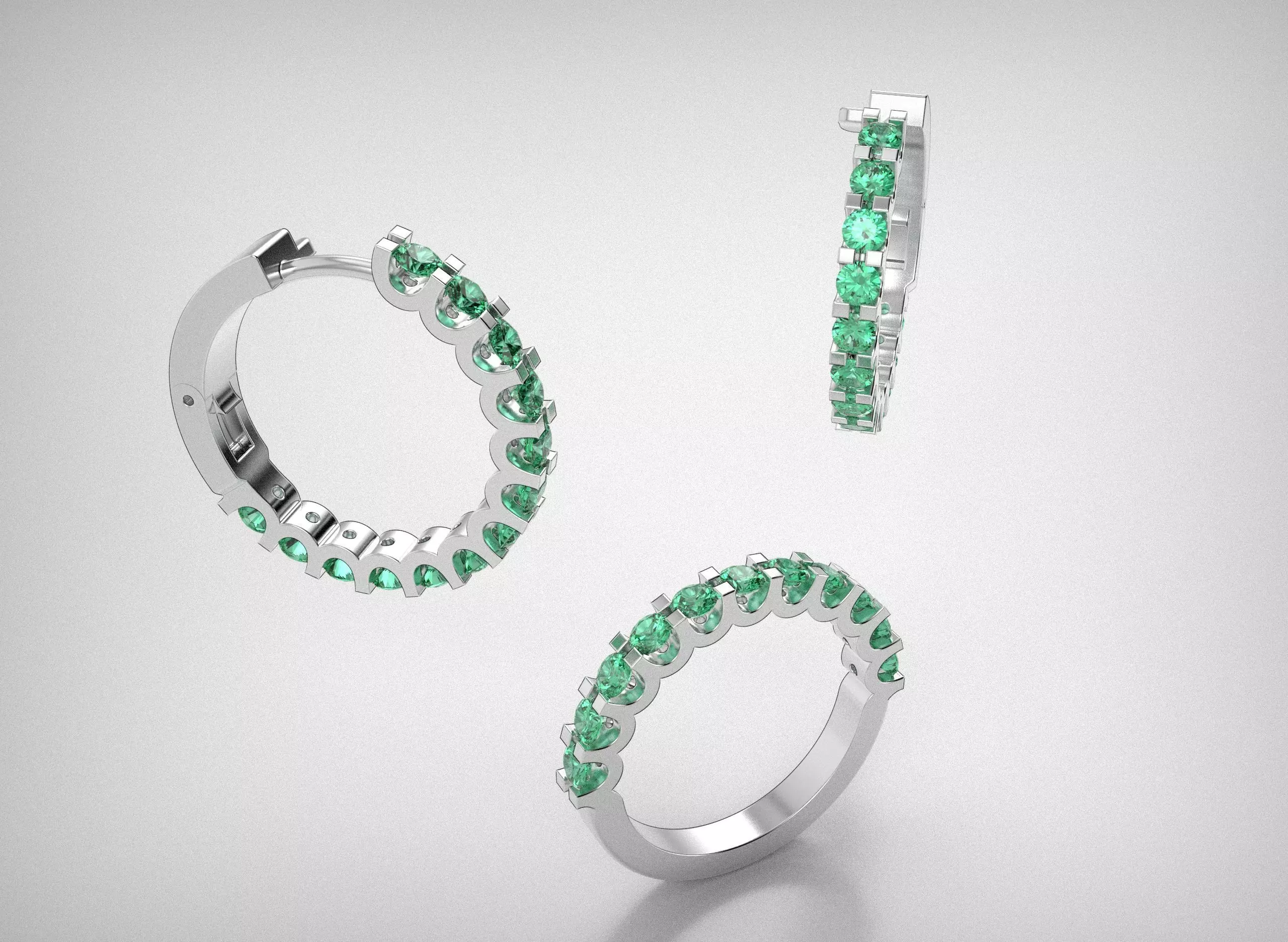 Stone caste set 3D print model_2