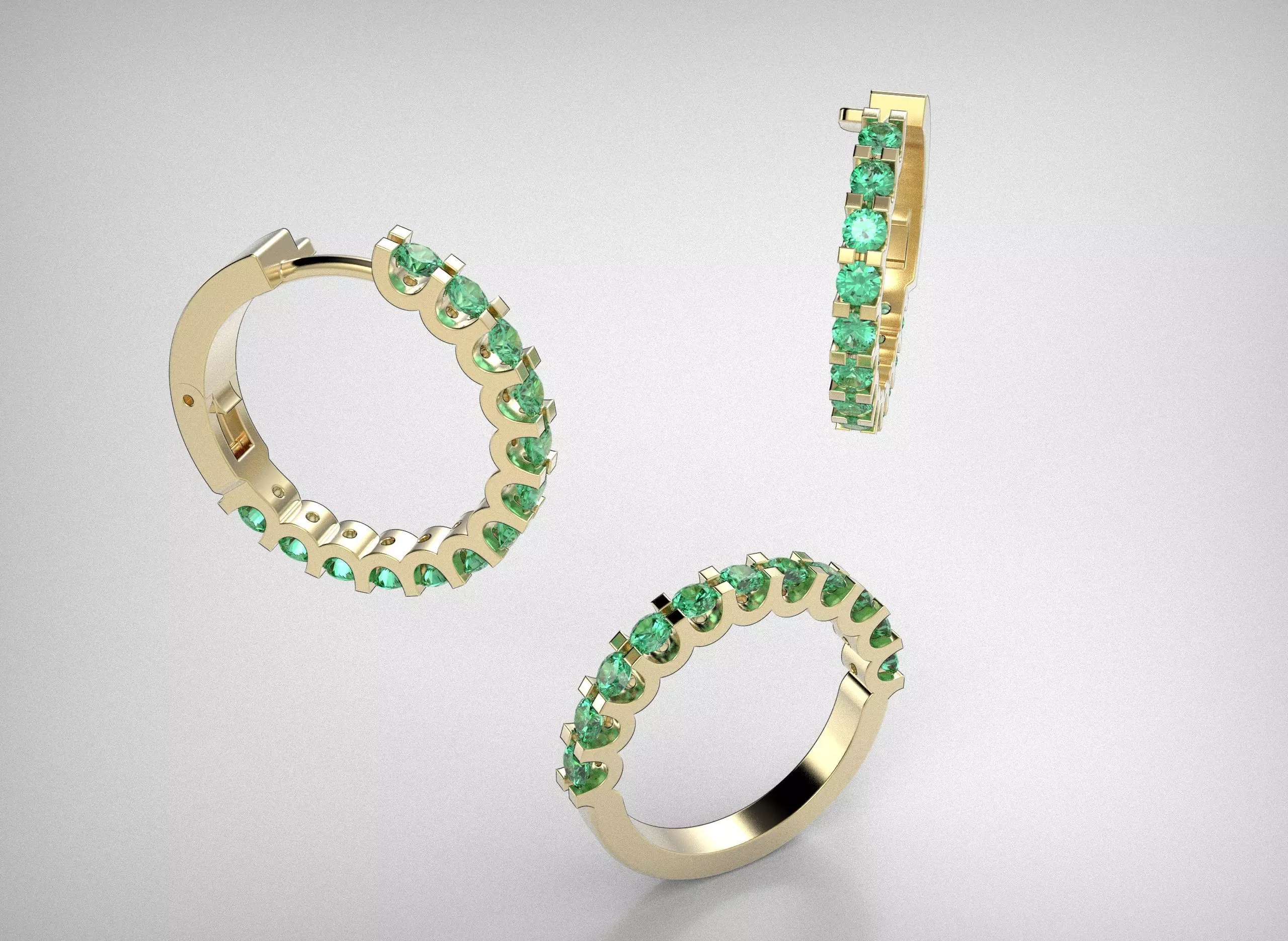 Stone caste set 3D print model_1