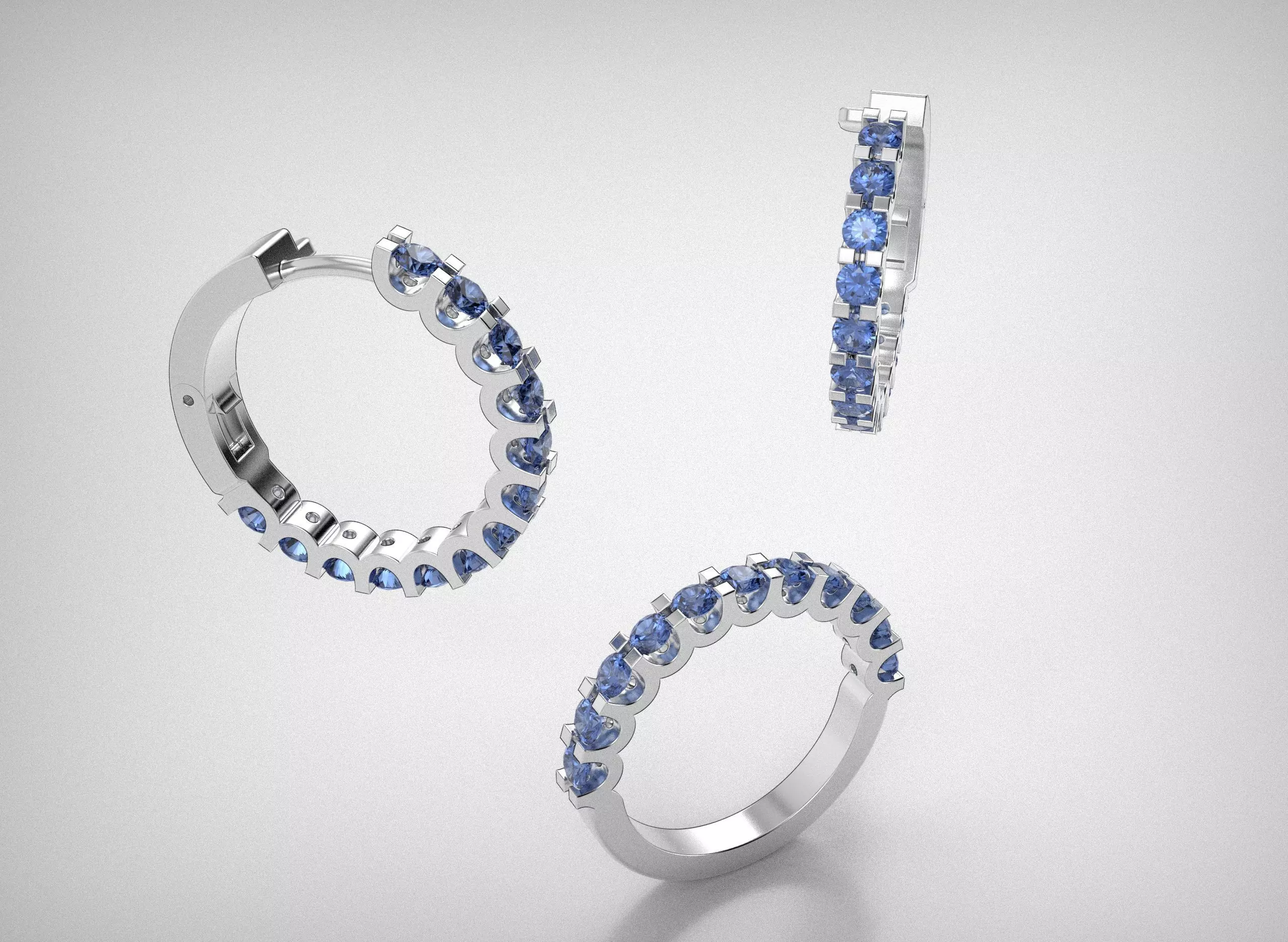 Stone caste set 3D print model_3