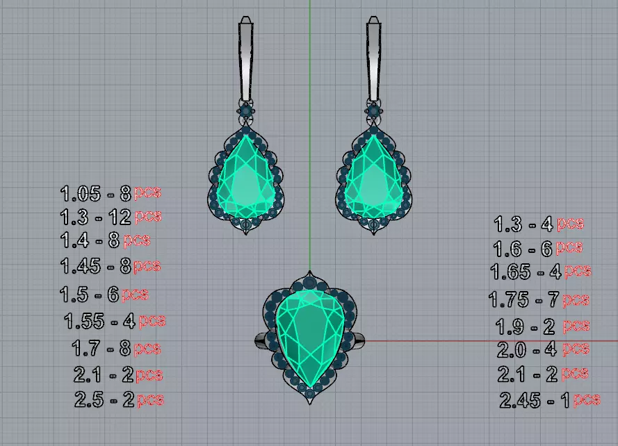 Drop set 3D print model_12