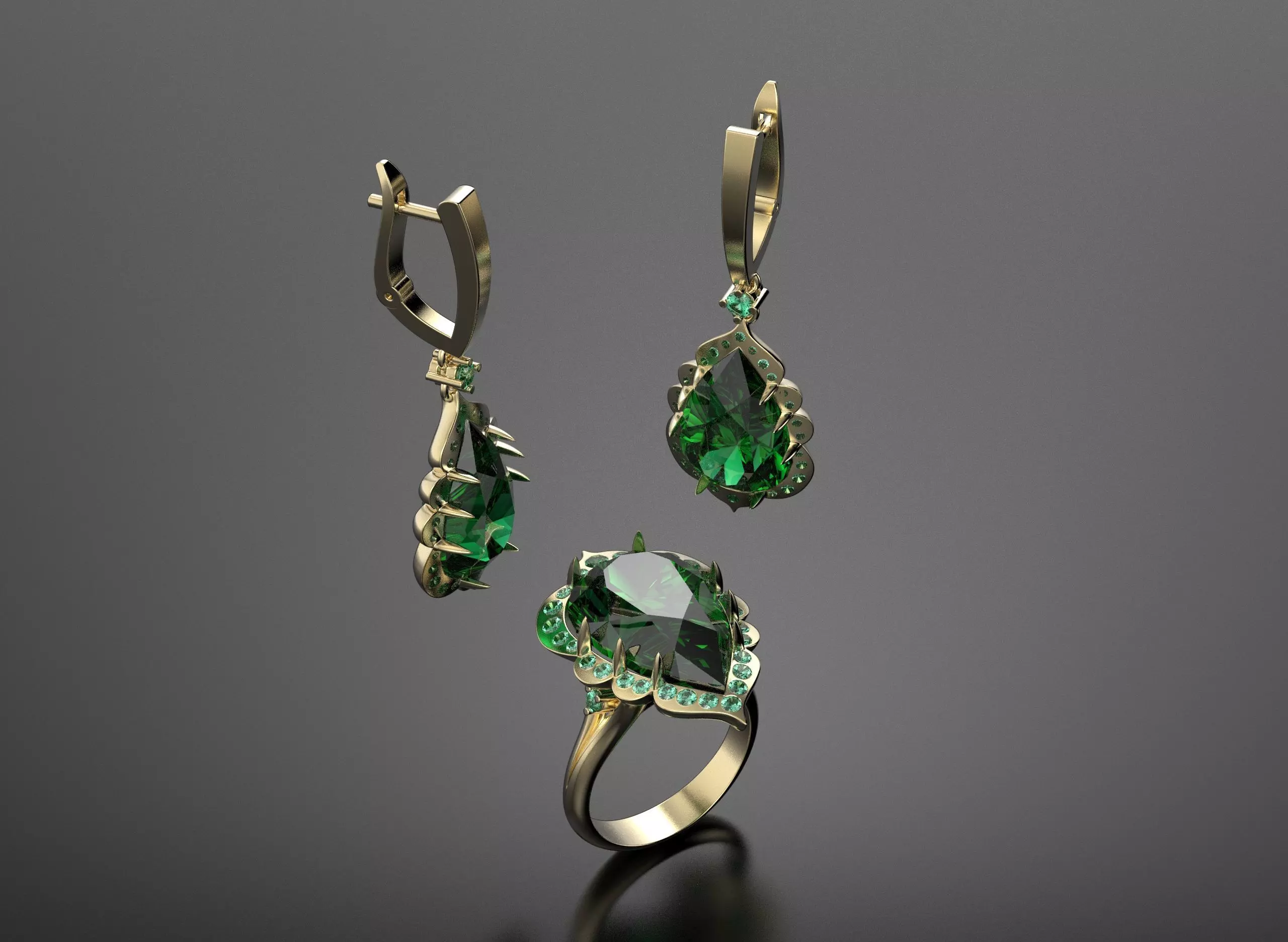 Drop set 3D print model_1