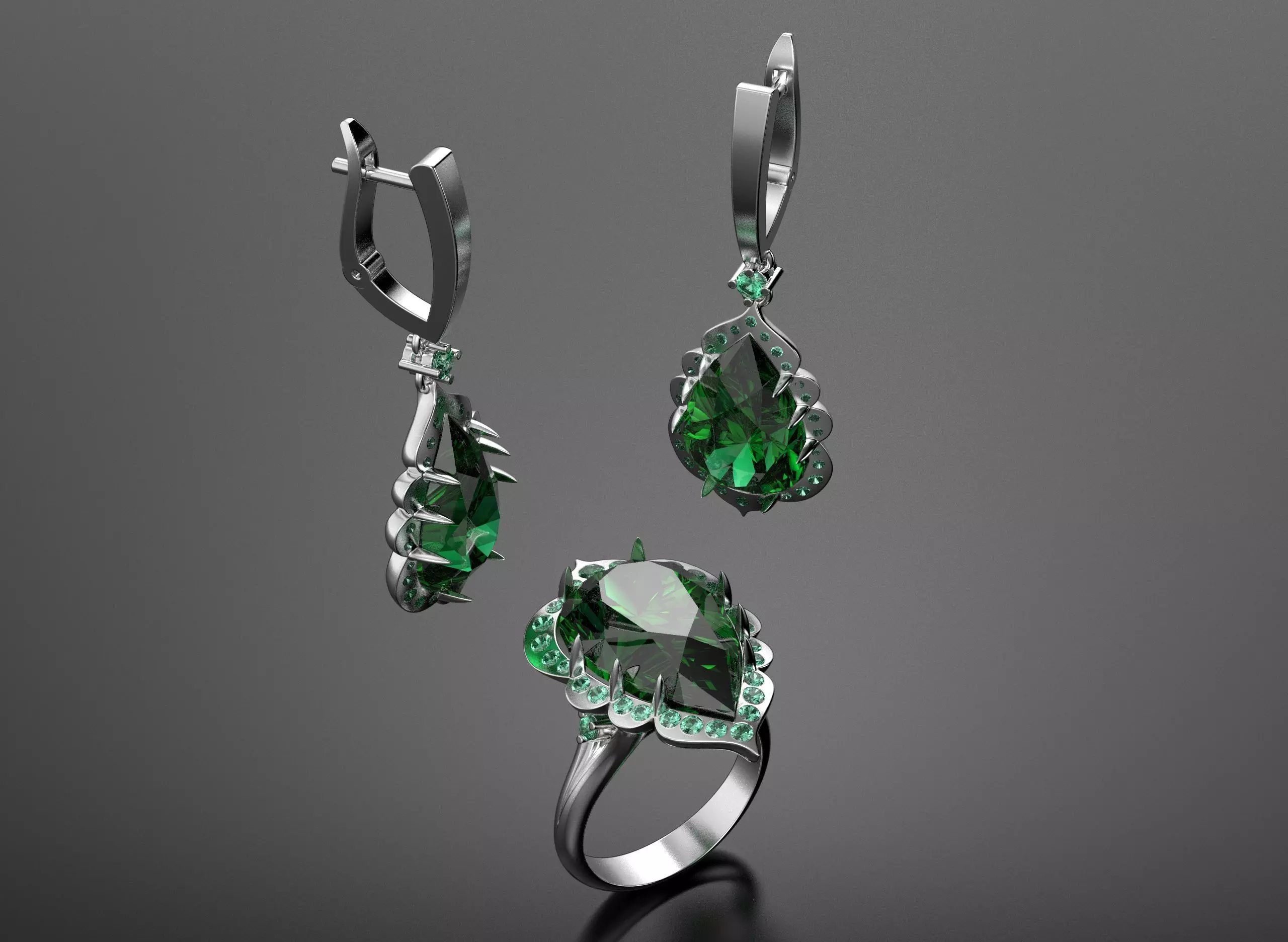 Drop set 3D print model_3