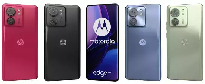 Motorola Edge 40 All Colors High Poly