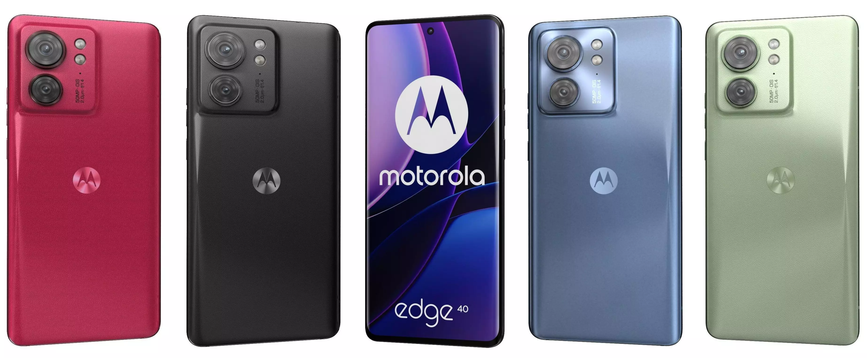 Motorola Edge 40 All Colors High Poly 3D model_0
