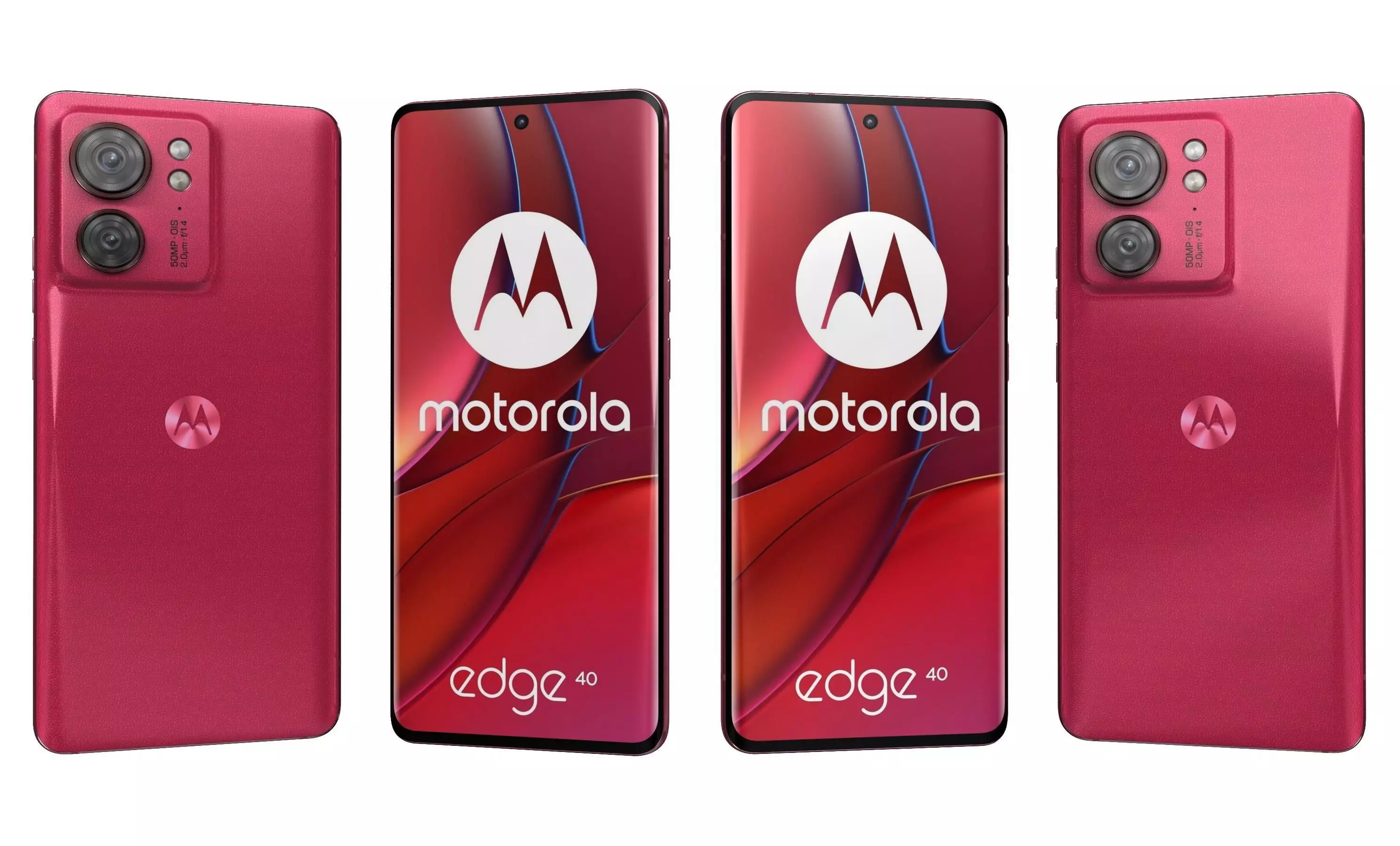 Motorola Edge 40 All Colors High Poly 3D model_1