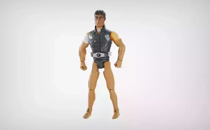 ACTION MAN TYPE 2 HD FIGURE MODEL WITH TEXTURE STL 3MF