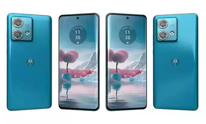 Motorola Edge 40 Neo Blue High Poly