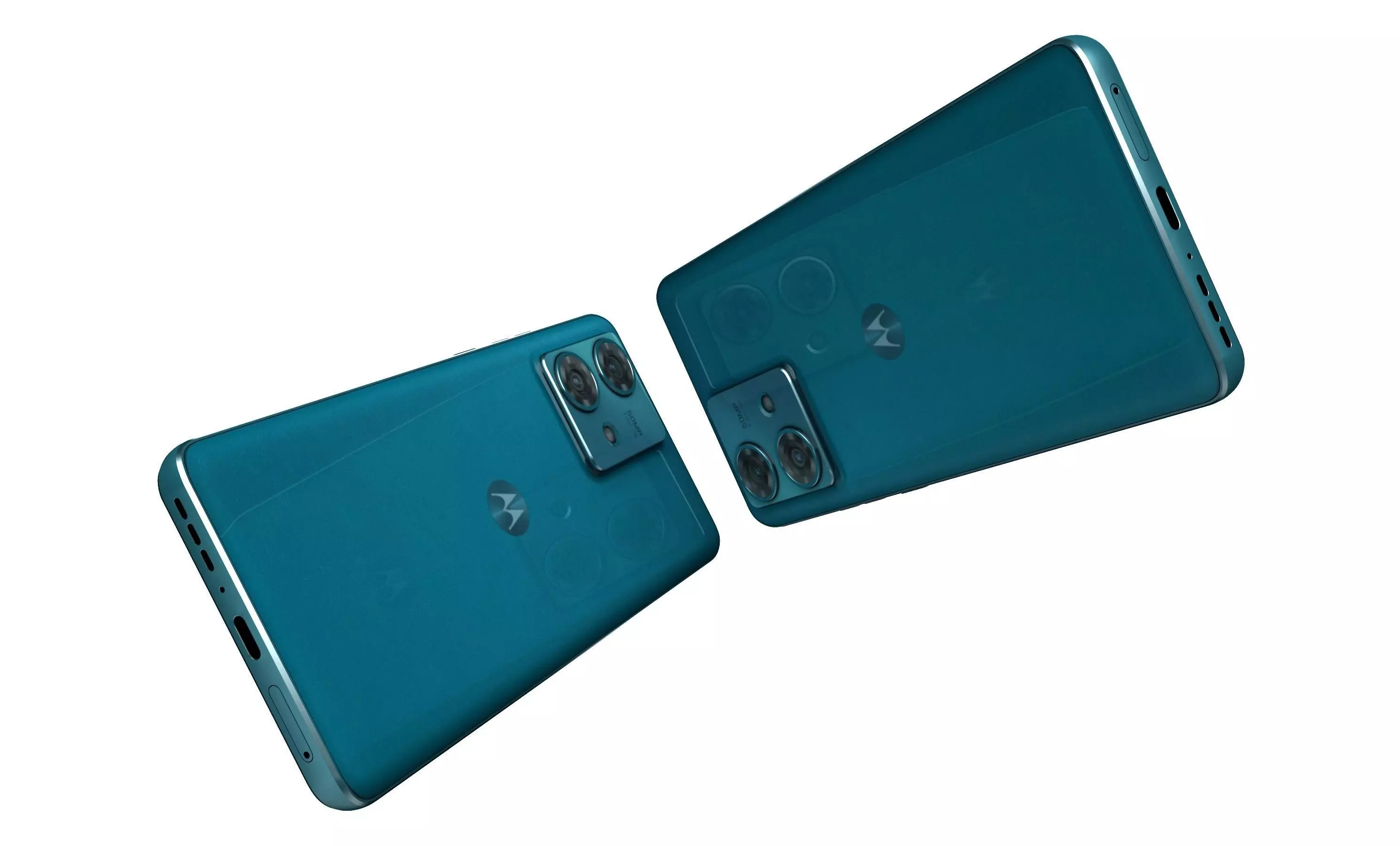 Motorola Edge 40 Neo Blue High Poly 3D model_7