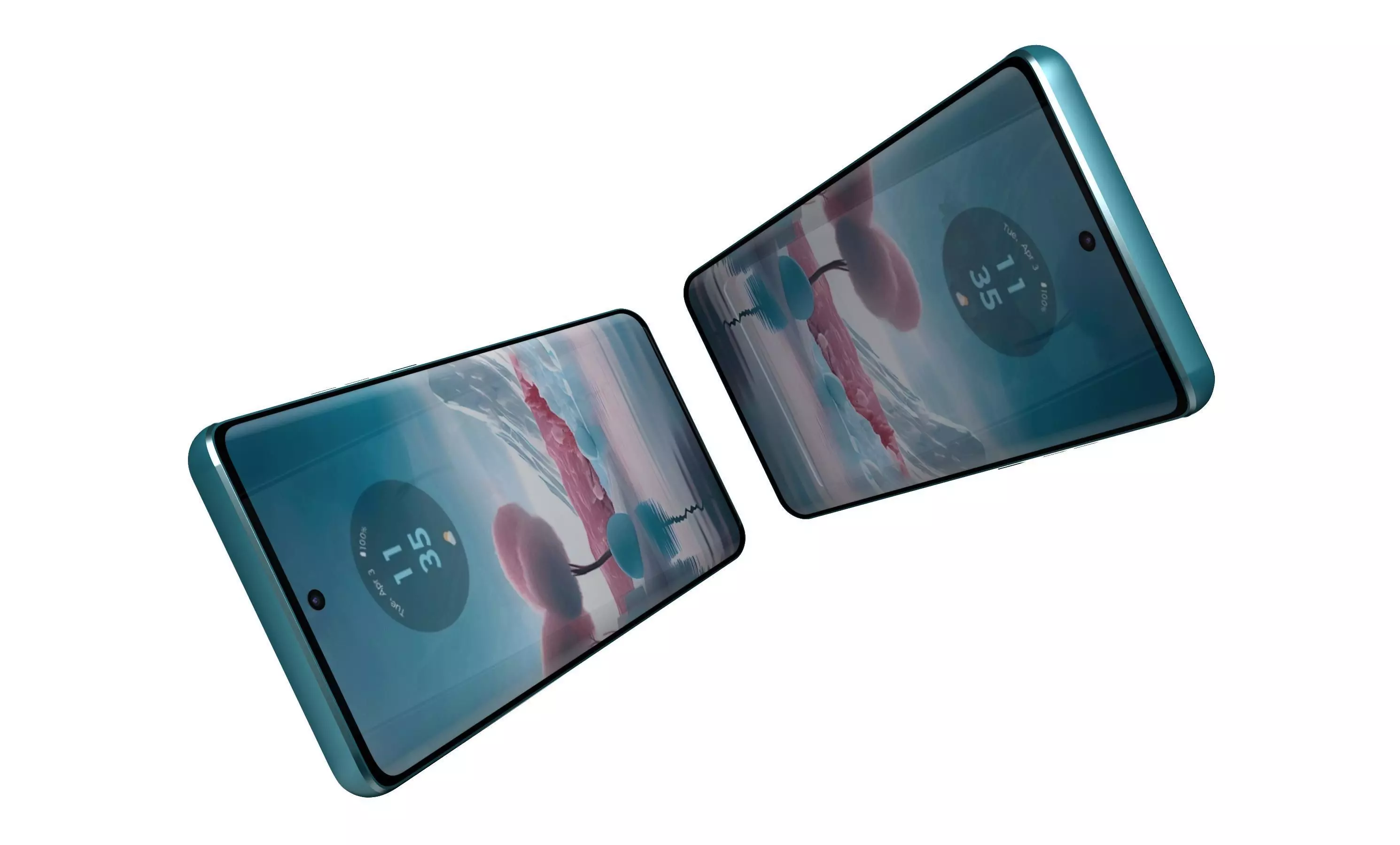 Motorola Edge 40 Neo Blue High Poly 3D model_28