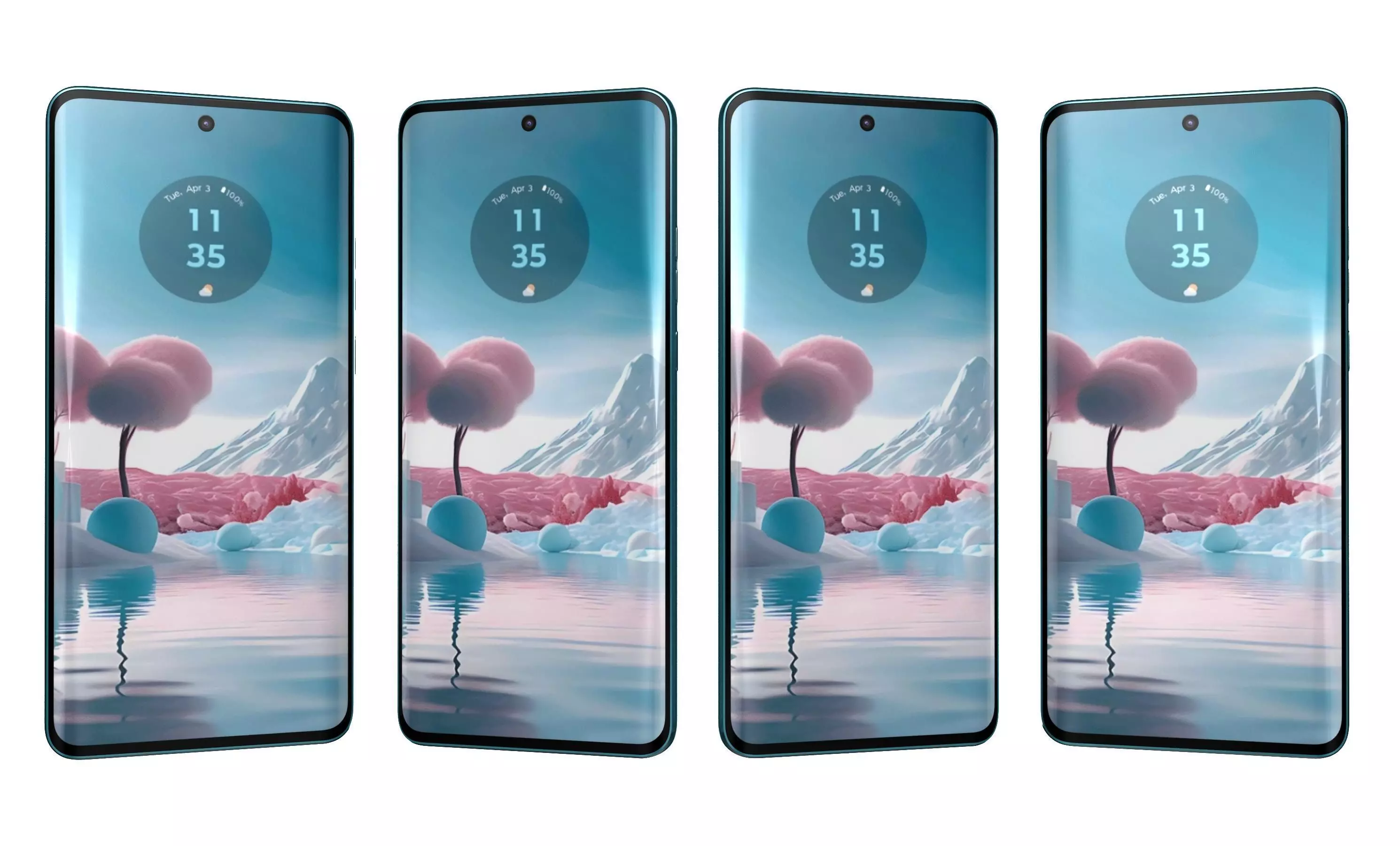 Motorola Edge 40 Neo All Colors High Poly 3D model_3