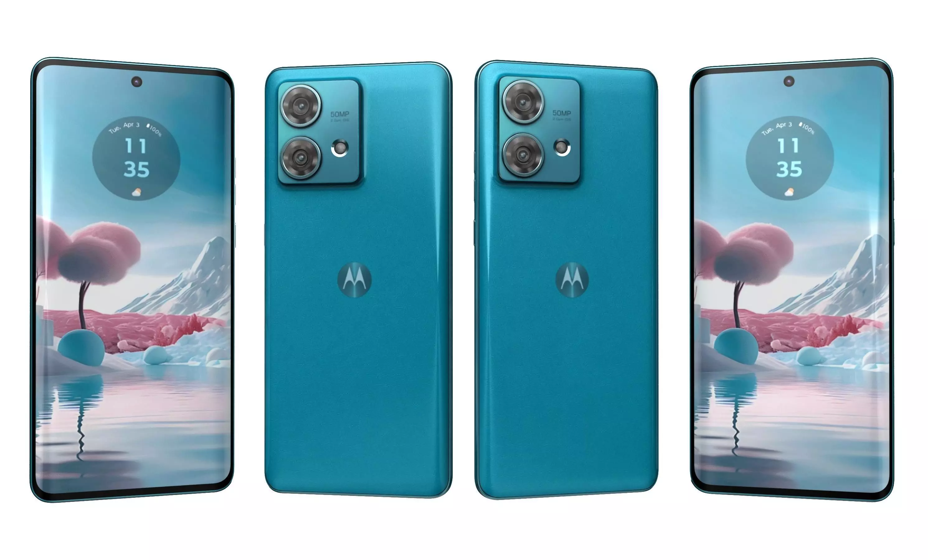 Motorola Edge 40 Neo All Colors High Poly 3D model_8