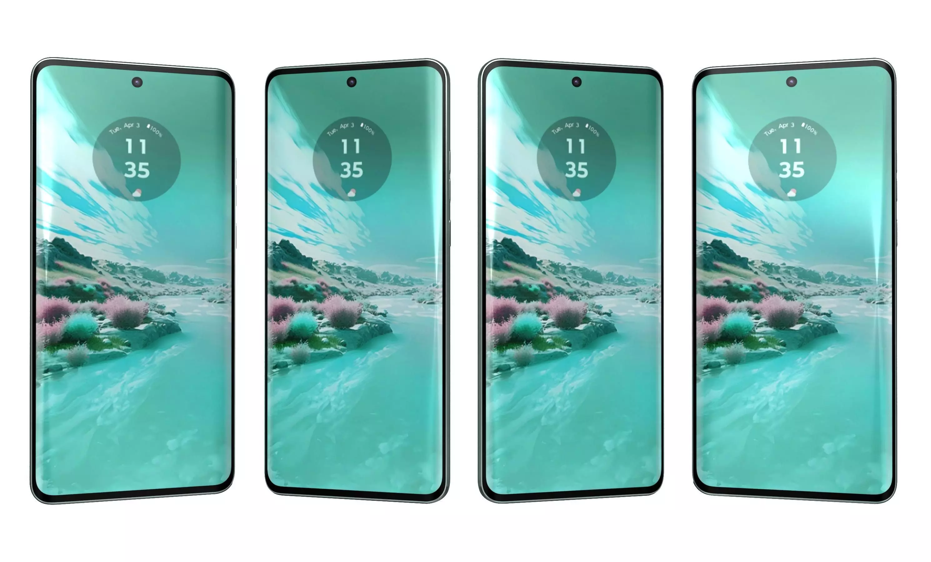 Motorola Edge 40 Neo All Colors High Poly 3D model_33