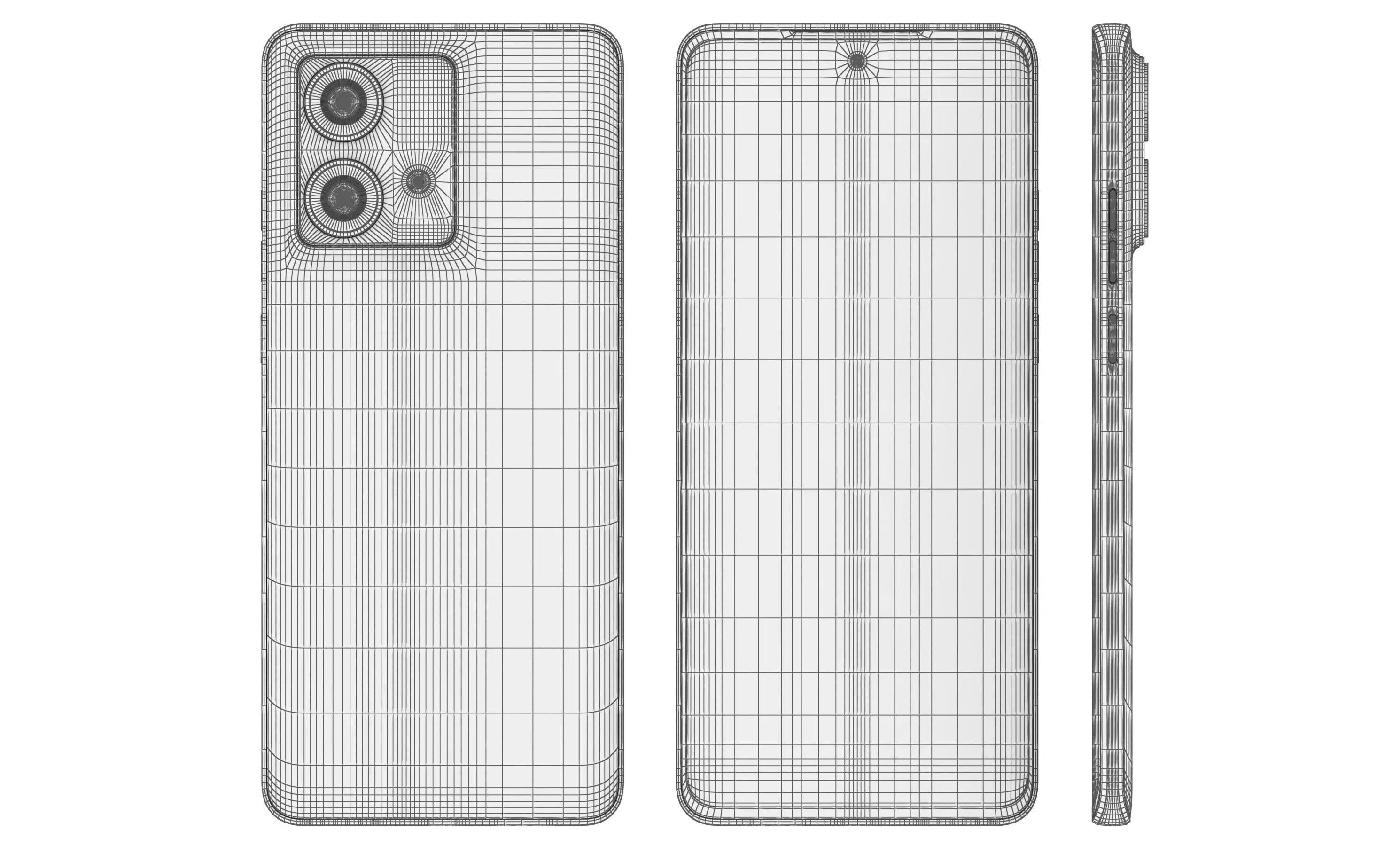 Motorola Edge 40 Neo All Colors High Poly 3D model_36