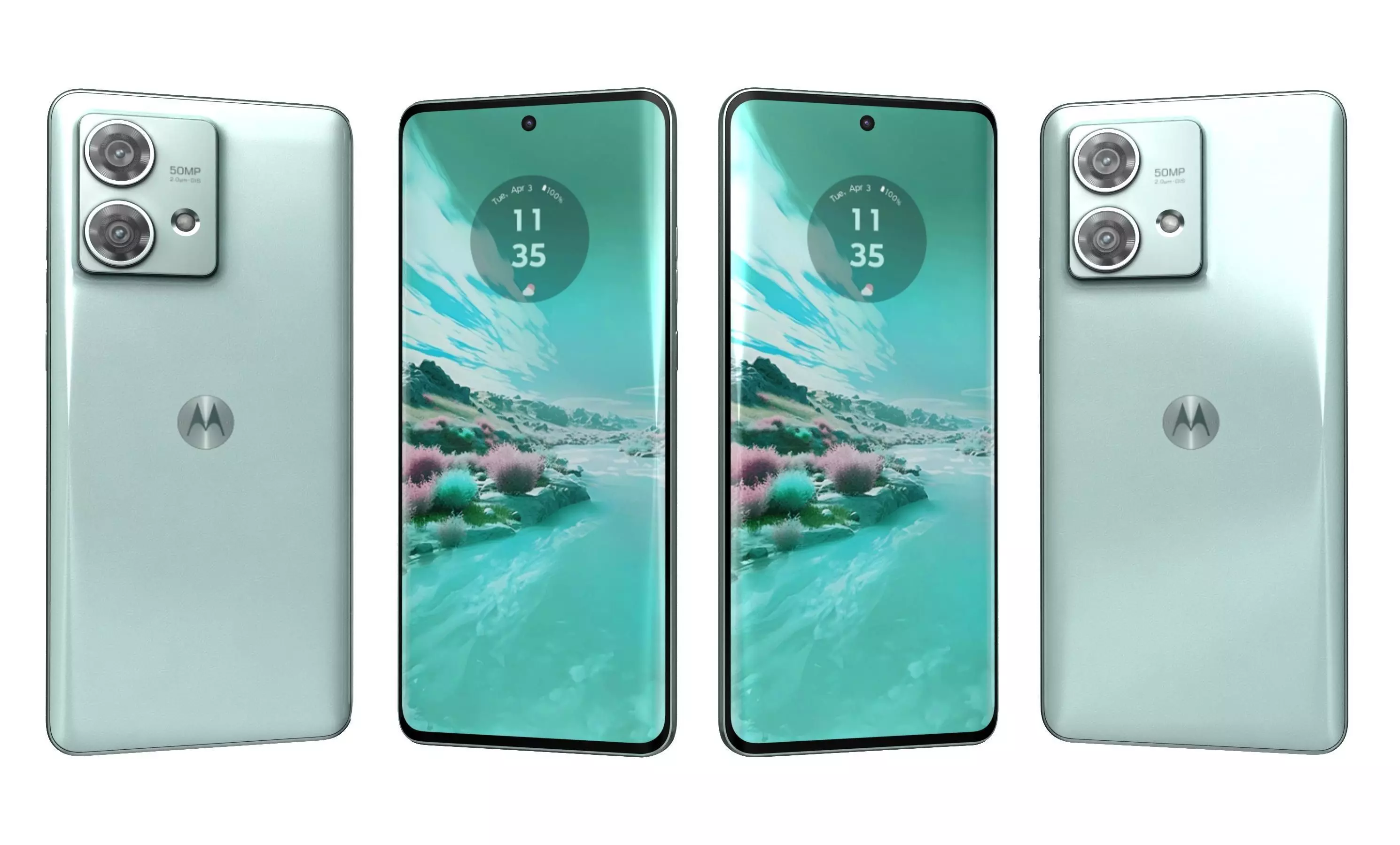 Motorola Edge 40 Neo All Colors High Poly 3D model_28